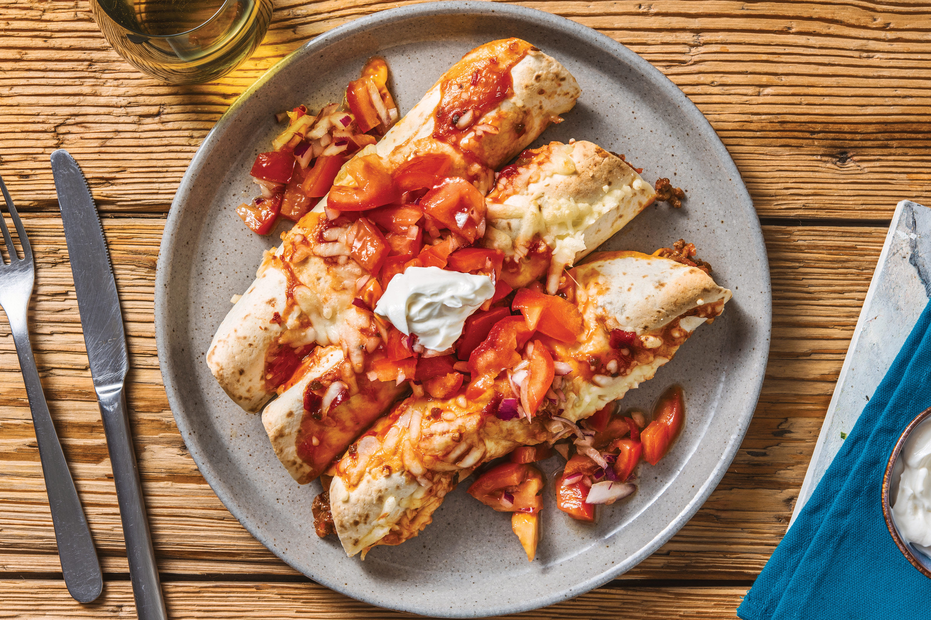 Cheesy Beef Enchiladas Recipe HelloFresh