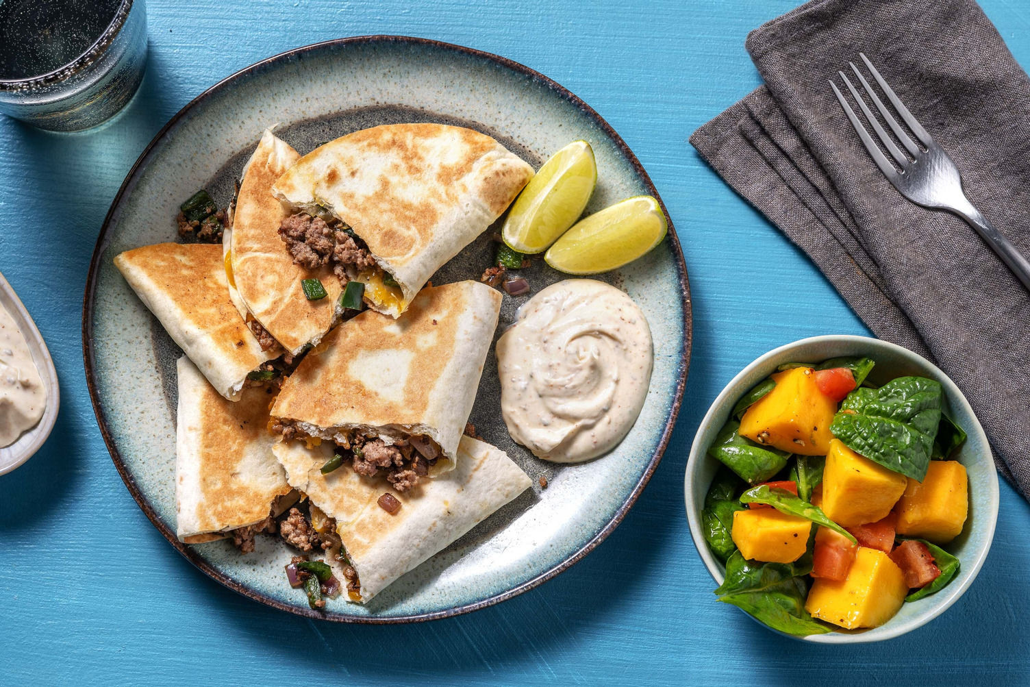 Cheesy Beef Quesadillas Recipe HelloFresh