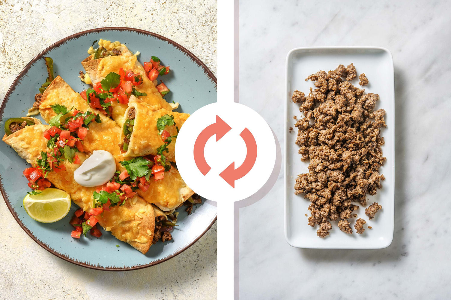 Cheesy Beef Enchiladas and DIY Enchilada Sauce Recipe HelloFresh