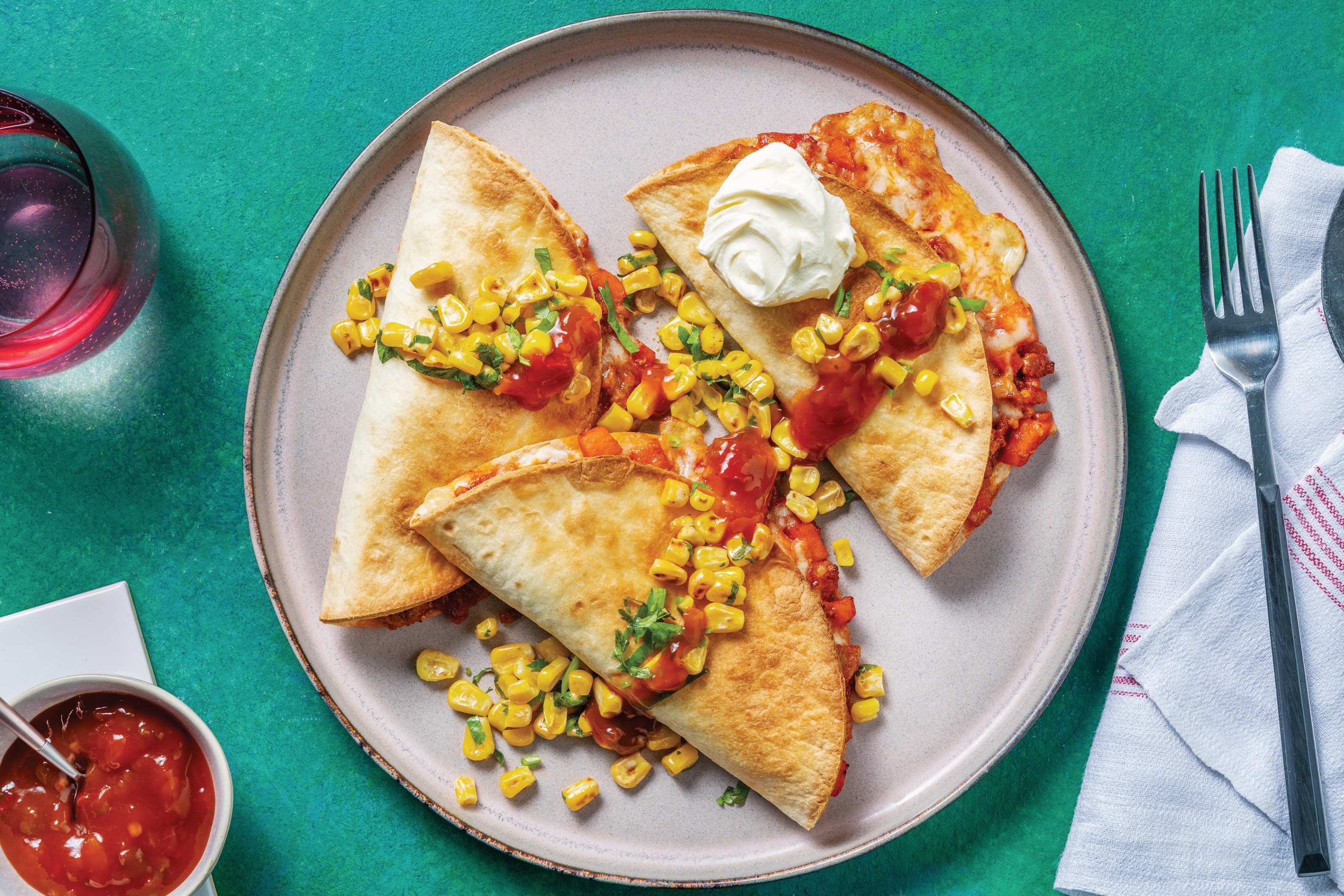 Quick Mexican Pork Quesadillas Recipe HelloFresh