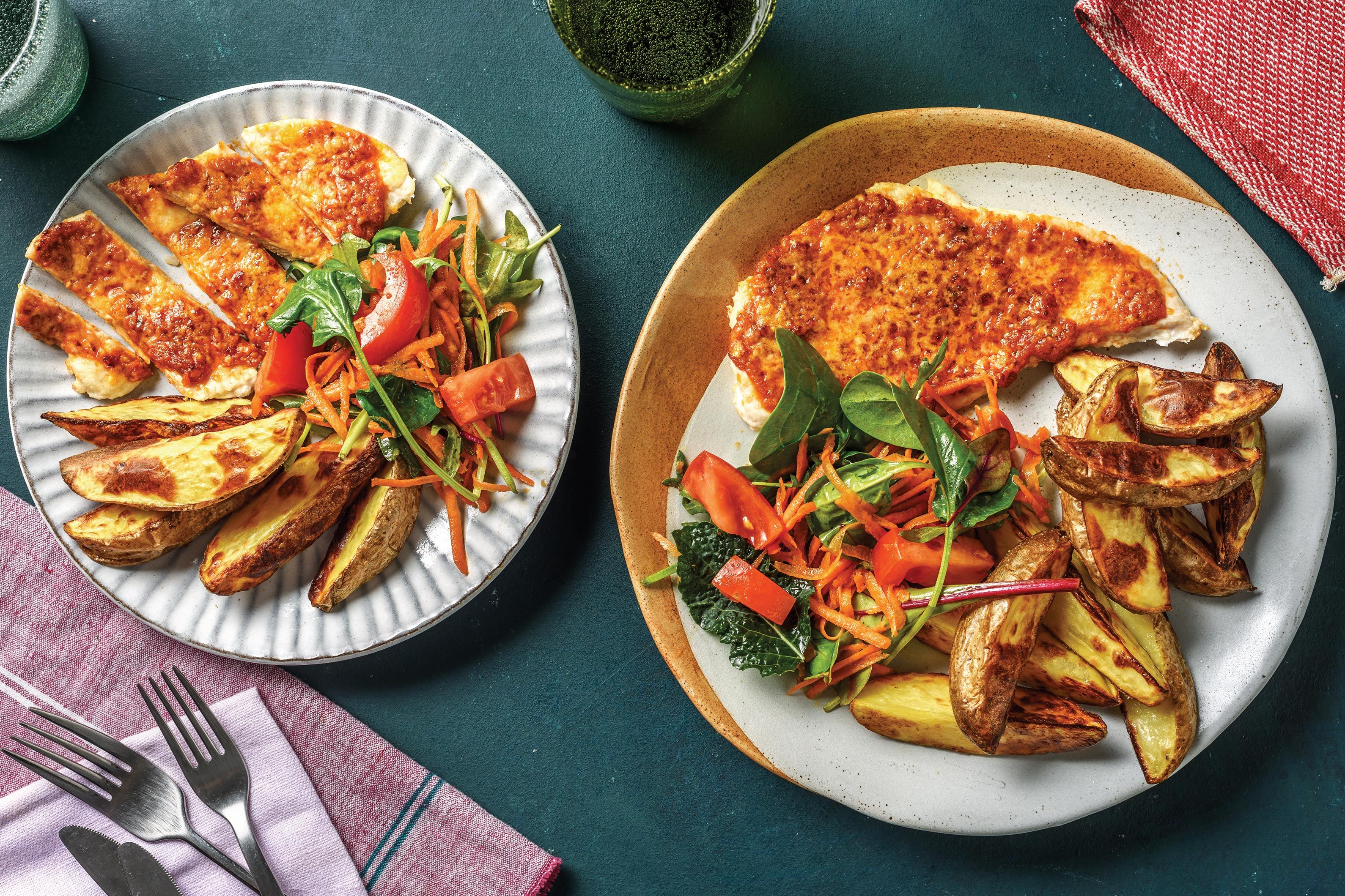 Red Pesto Chicken Melts Recipe HelloFresh