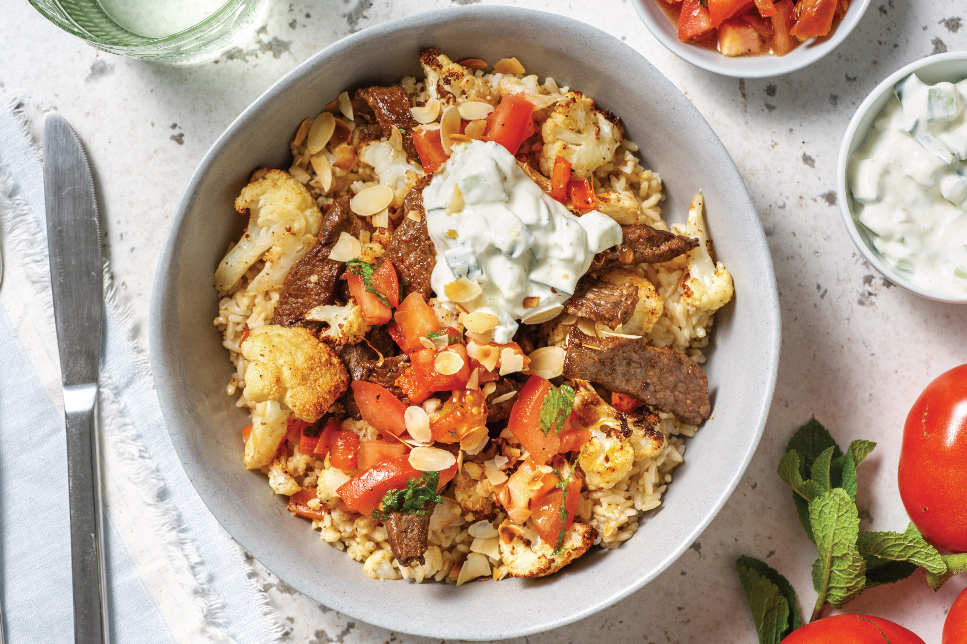 Chermoula Beef & Brown Rice Bowl Recipe | HelloFresh