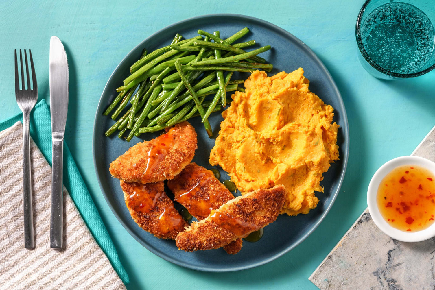 Chicken and Sage Sweet Potato Mash Recipe HelloFresh