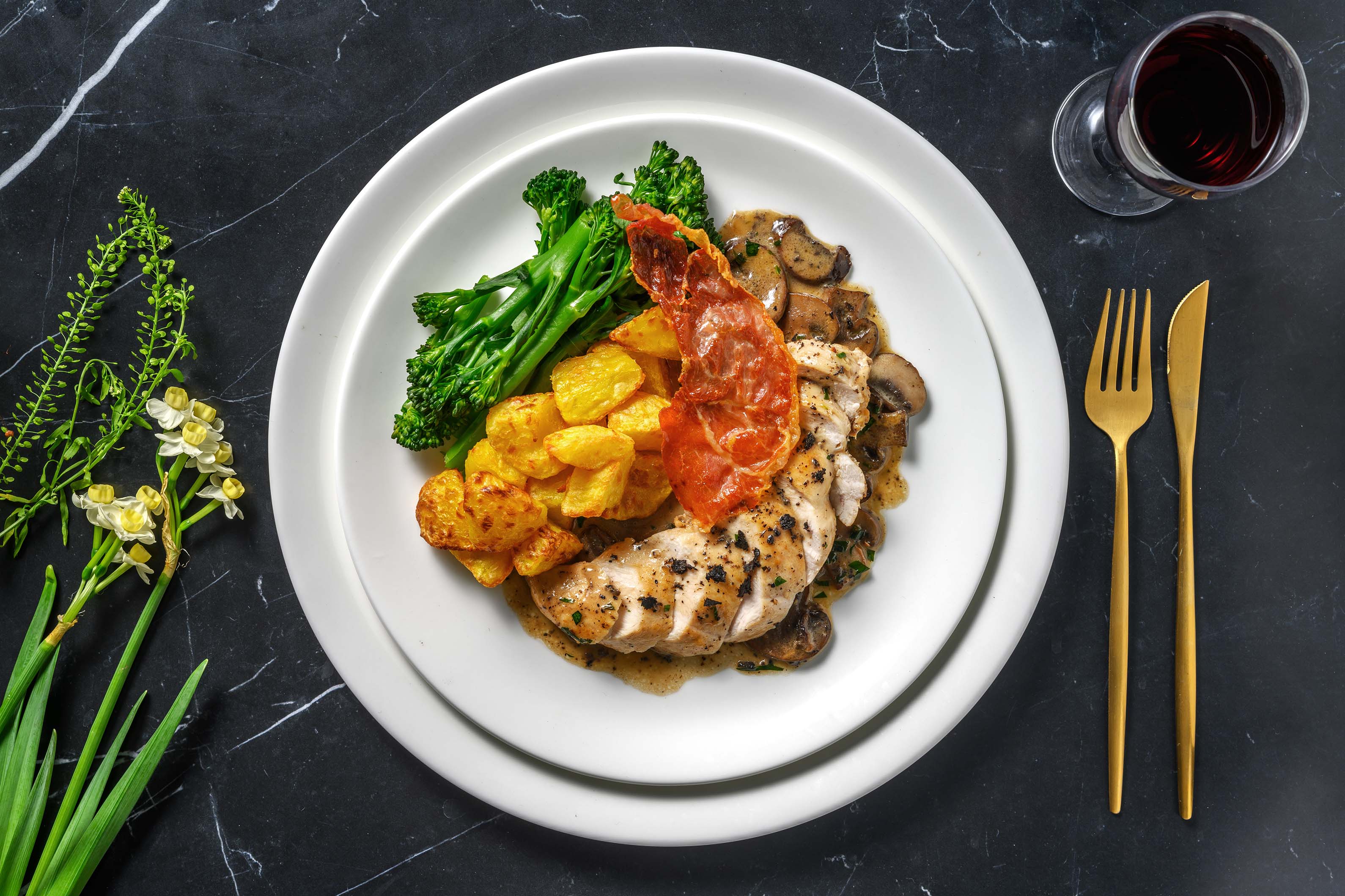 Chicken Breast in Truffled Mushroom Sauce Recipe | HelloFresh