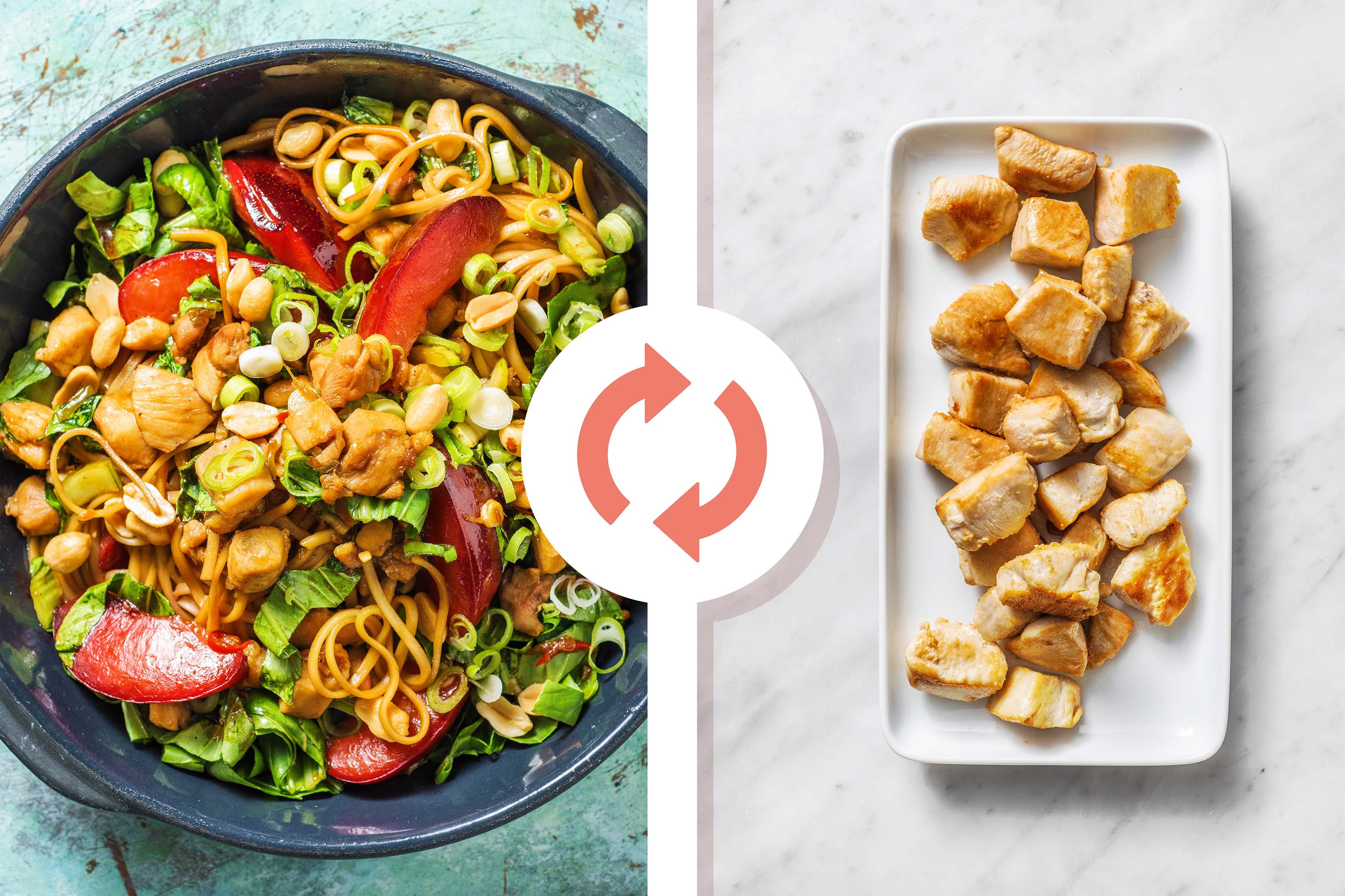 Chicken & Plum Noodle StirFry Recipe HelloFresh
