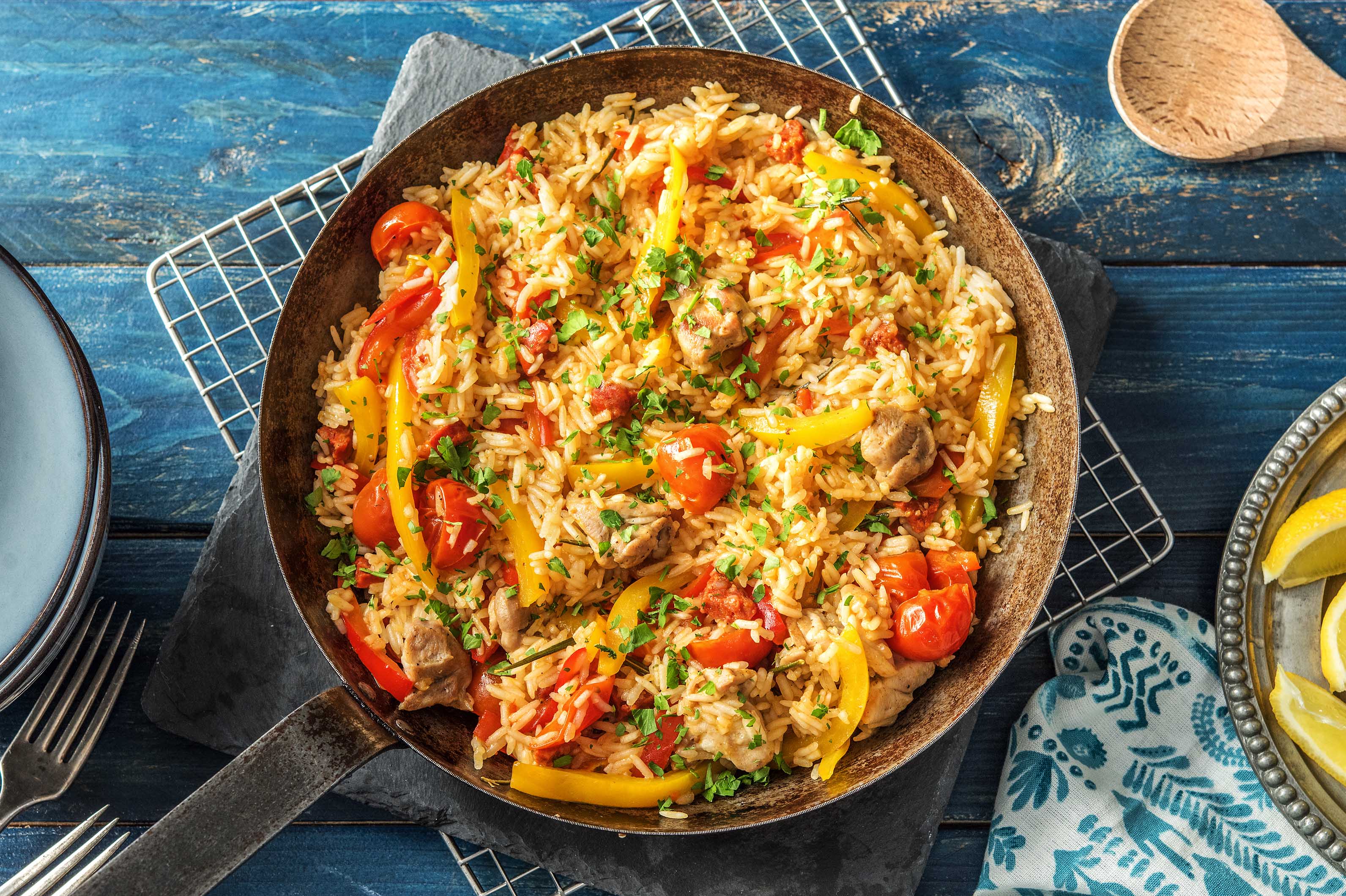Chicken & Chorizo Pilaf Recipe HelloFresh