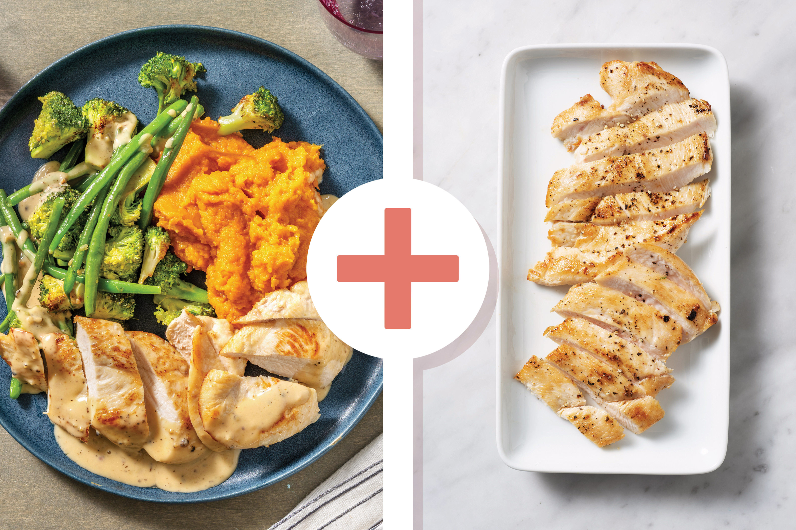 Double Chicken & Creamy Peppercorn Sauce Recipe HelloFresh