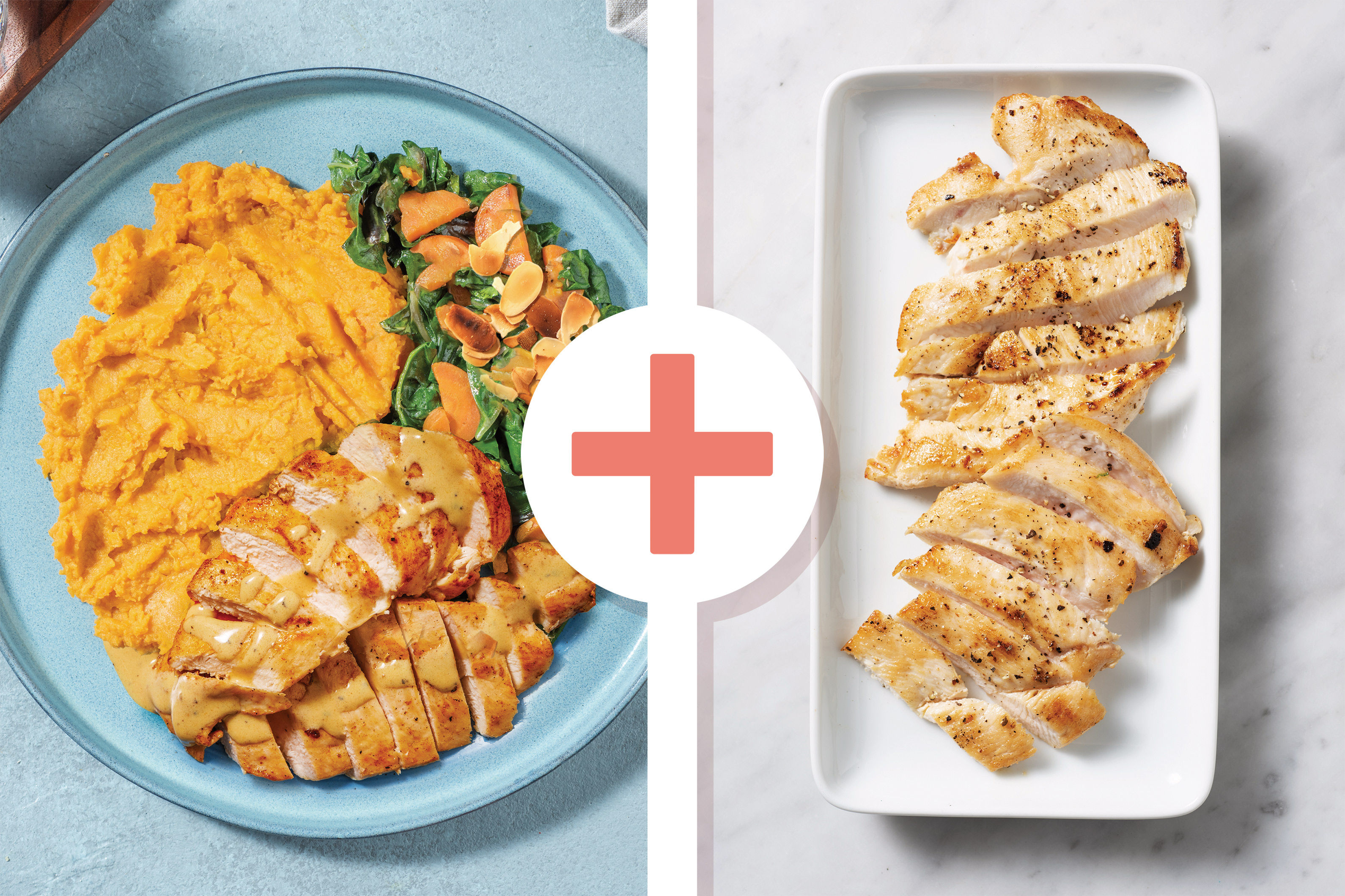 Double Chicken & Creamy Peppercorn Sauce Recipe HelloFresh