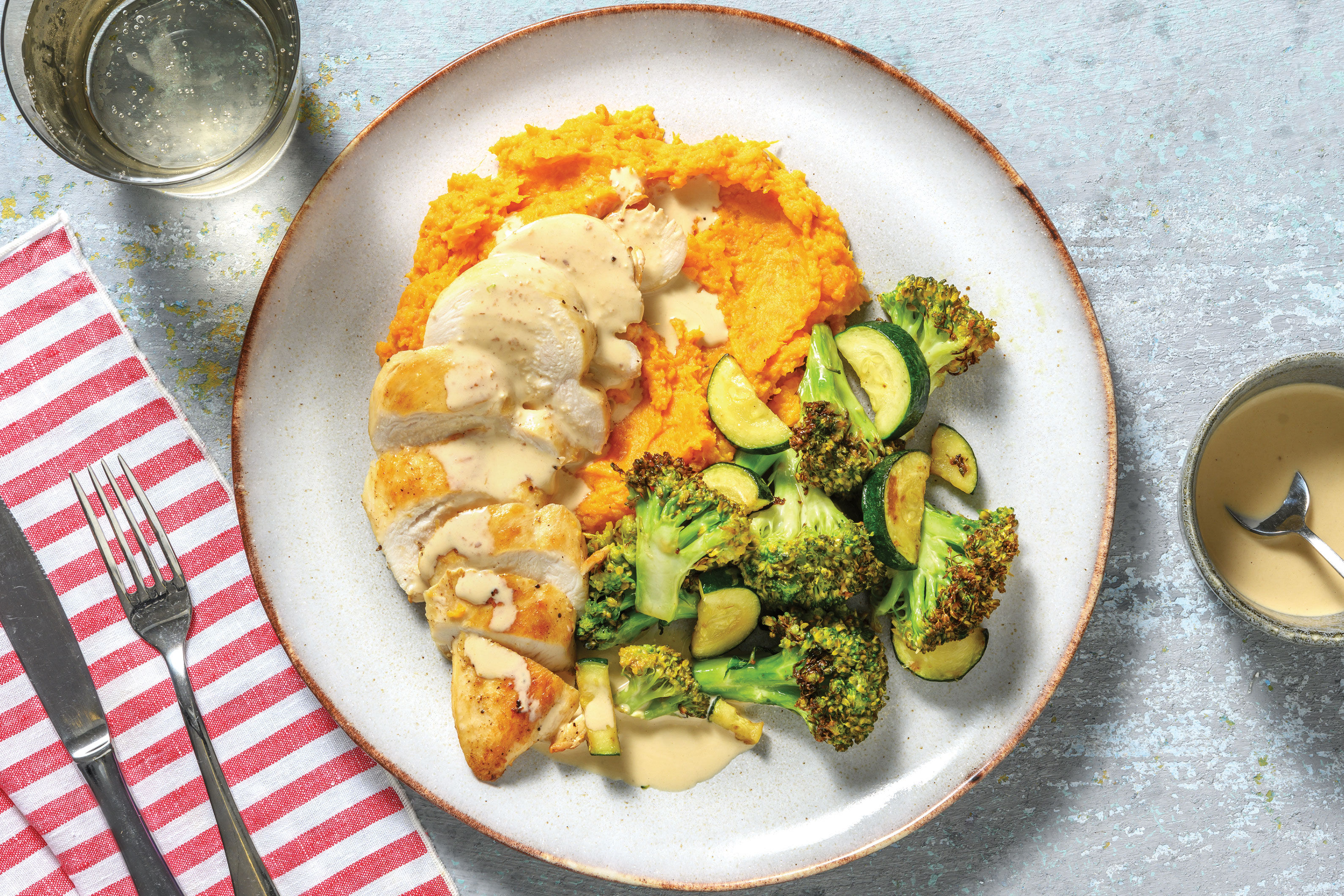Chicken & Creamy Peppercorn Sauce Recipe HelloFresh