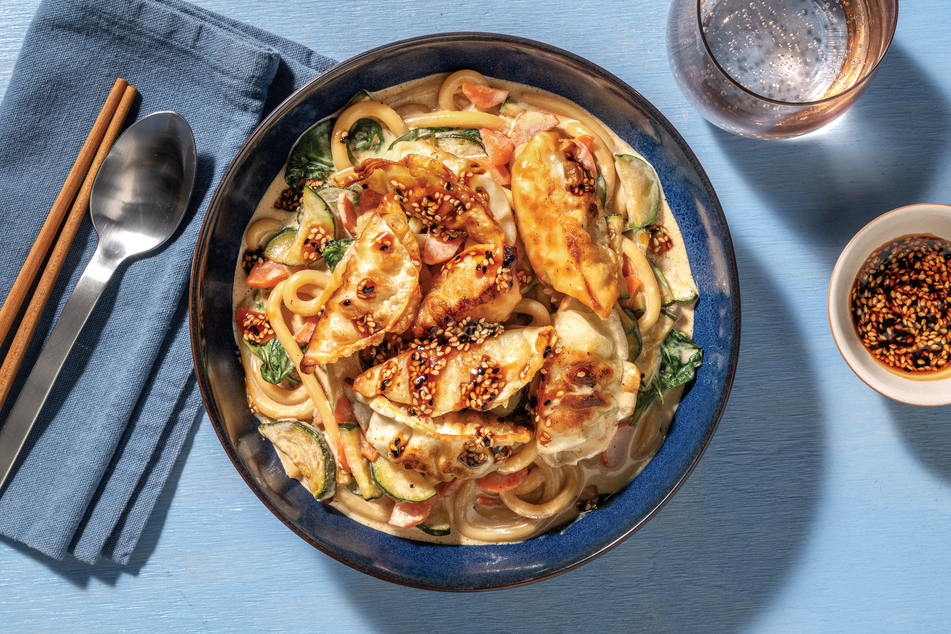 Chicken Gyoza Katsu Curry Noodles Recipe Hellofresh