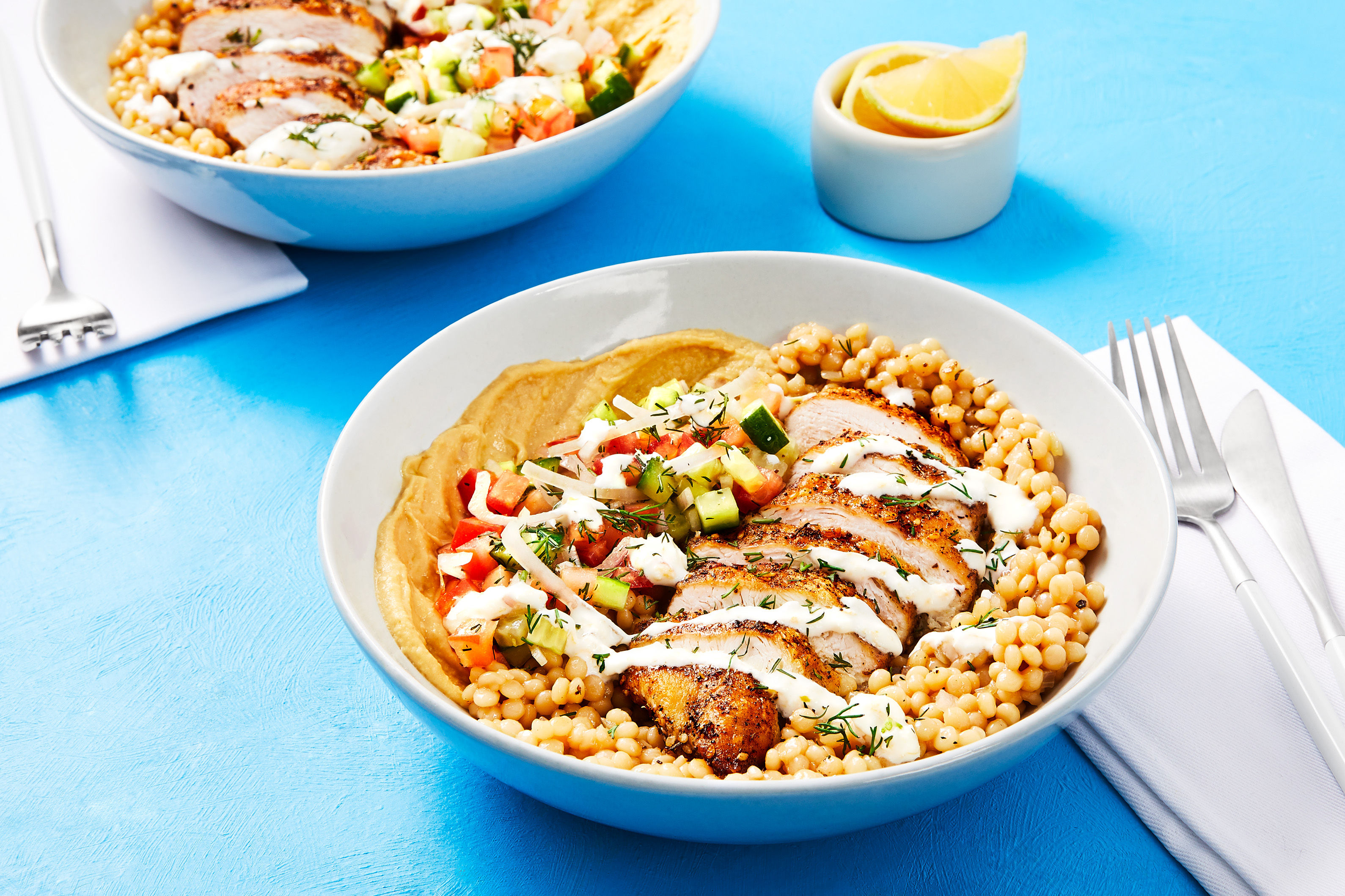 Chicken Gyro Couscous Bowls Recipe HelloFresh