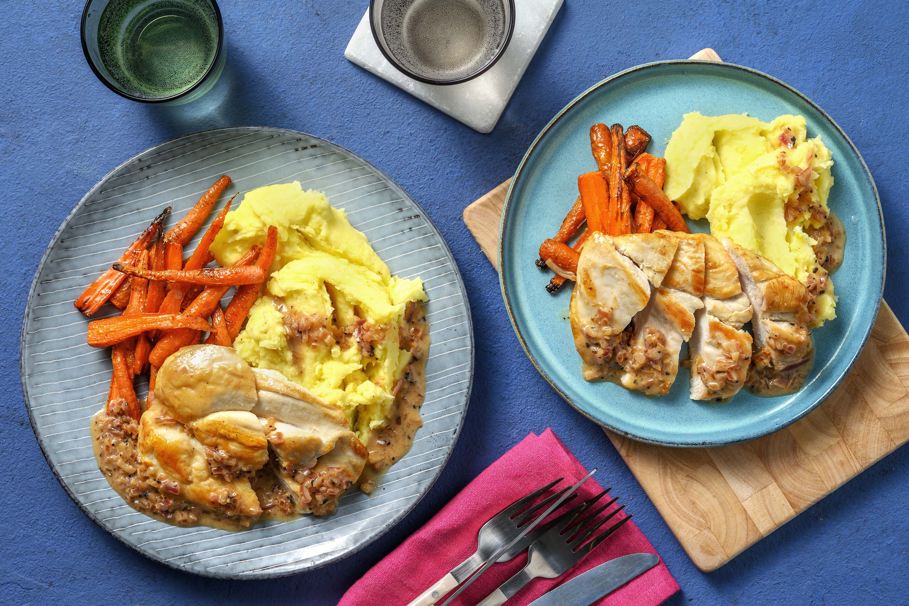 Chicken in Creamy Peppercorn Sauce Recipe HelloFresh