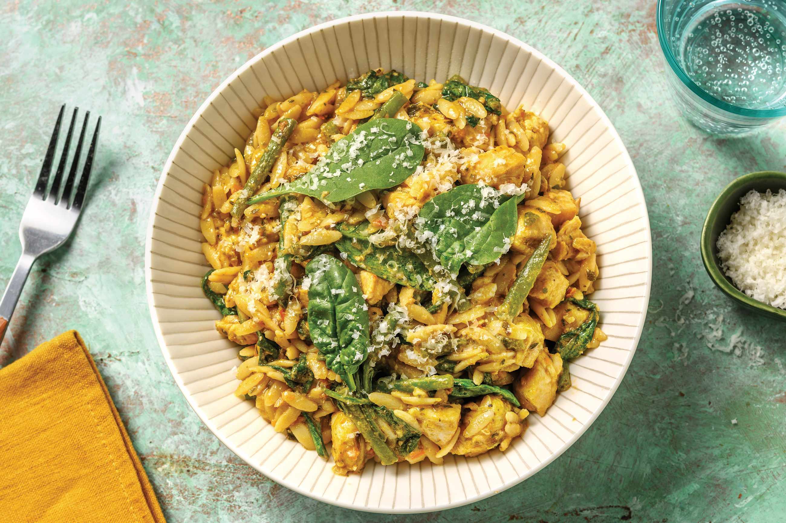 Chicken, Veggie & Pesto Risoni Recipe | HelloFresh