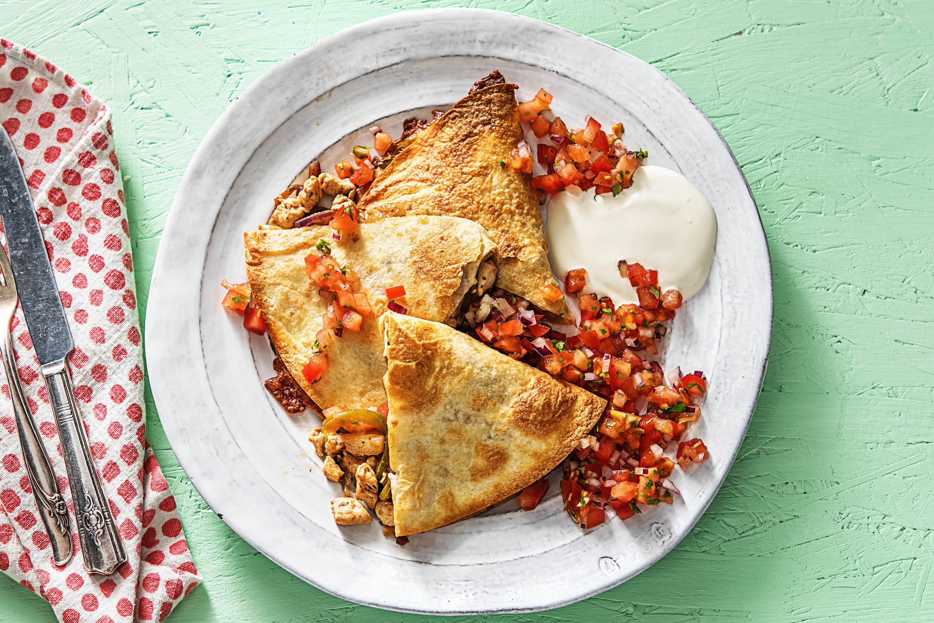 Chicken Pineapple Quesadillas Recipe HelloFresh