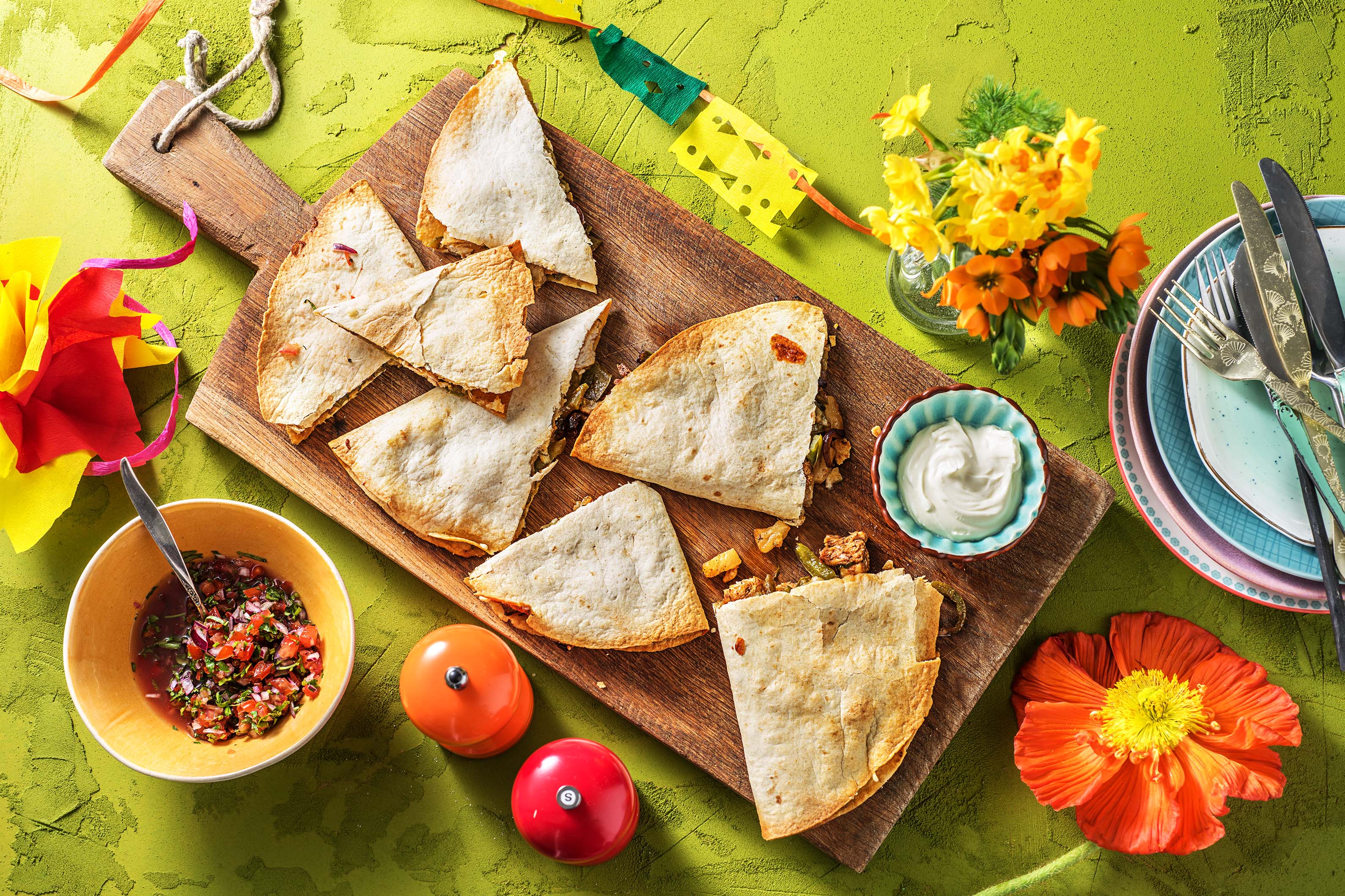Chicken Pineapple Quesadillas Recipe HelloFresh
