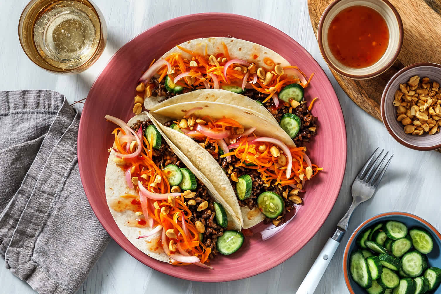 Chinese Garlic Beef Tacos Recipe HelloFresh