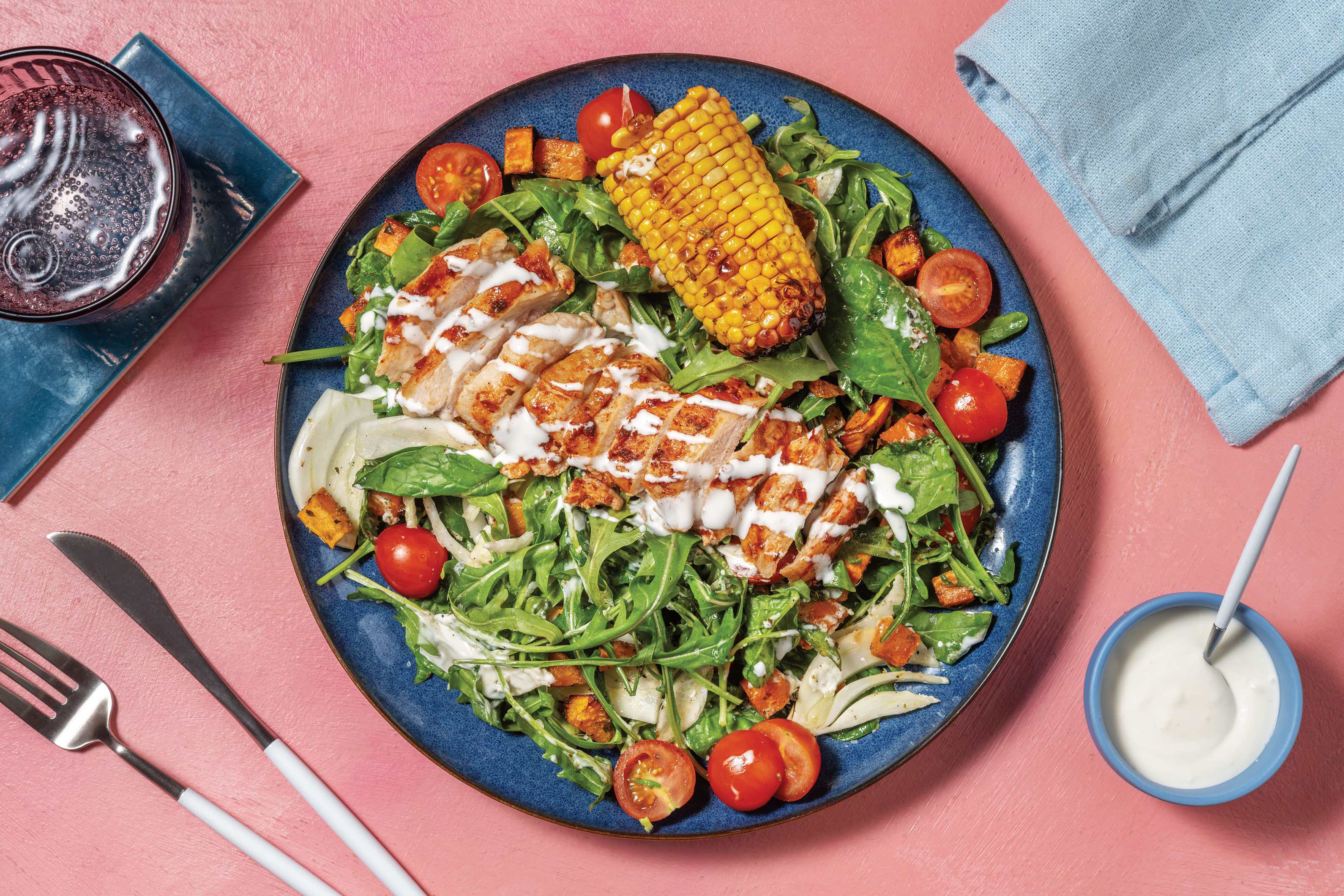 Chipotle Chicken & Baby TomatoRocket Toss Recipe HelloFresh