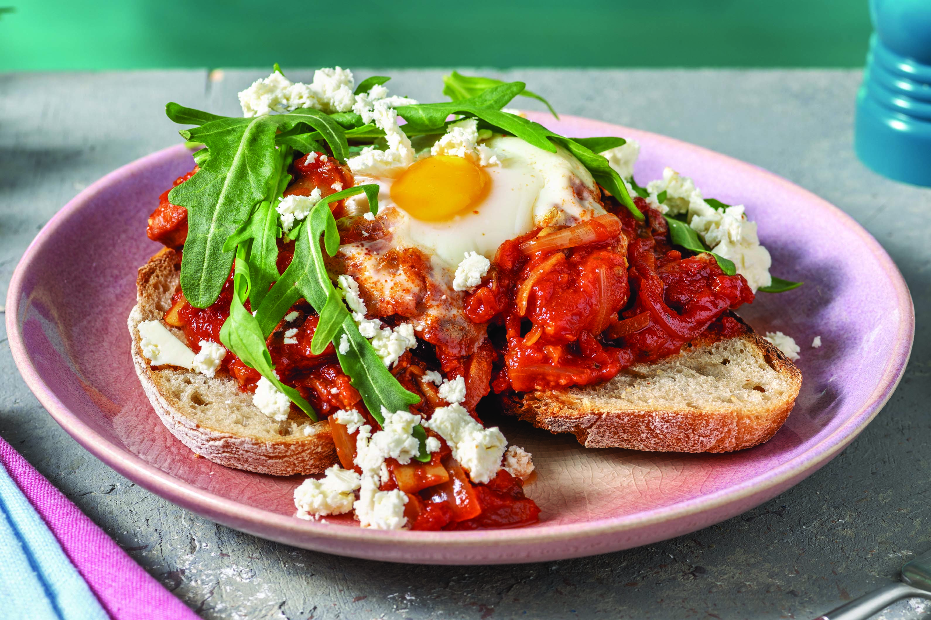 Chorizo, Mushroom & Cheese Shakshuka Recipe | HelloFresh