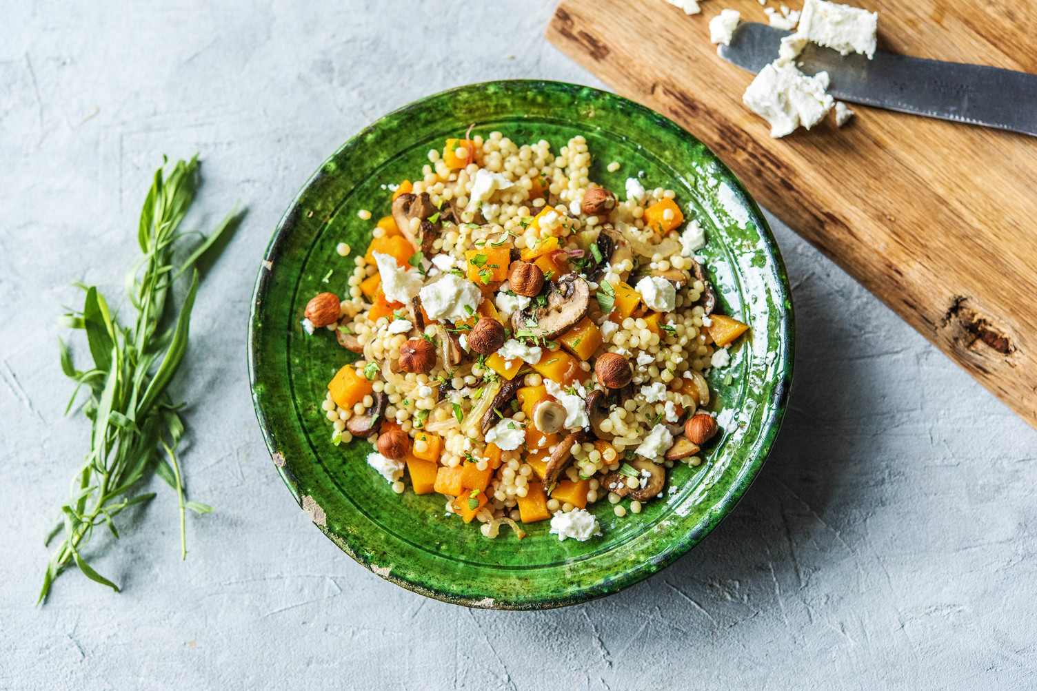 Couscous perlé à la courge et à la feta Recette HelloFresh
