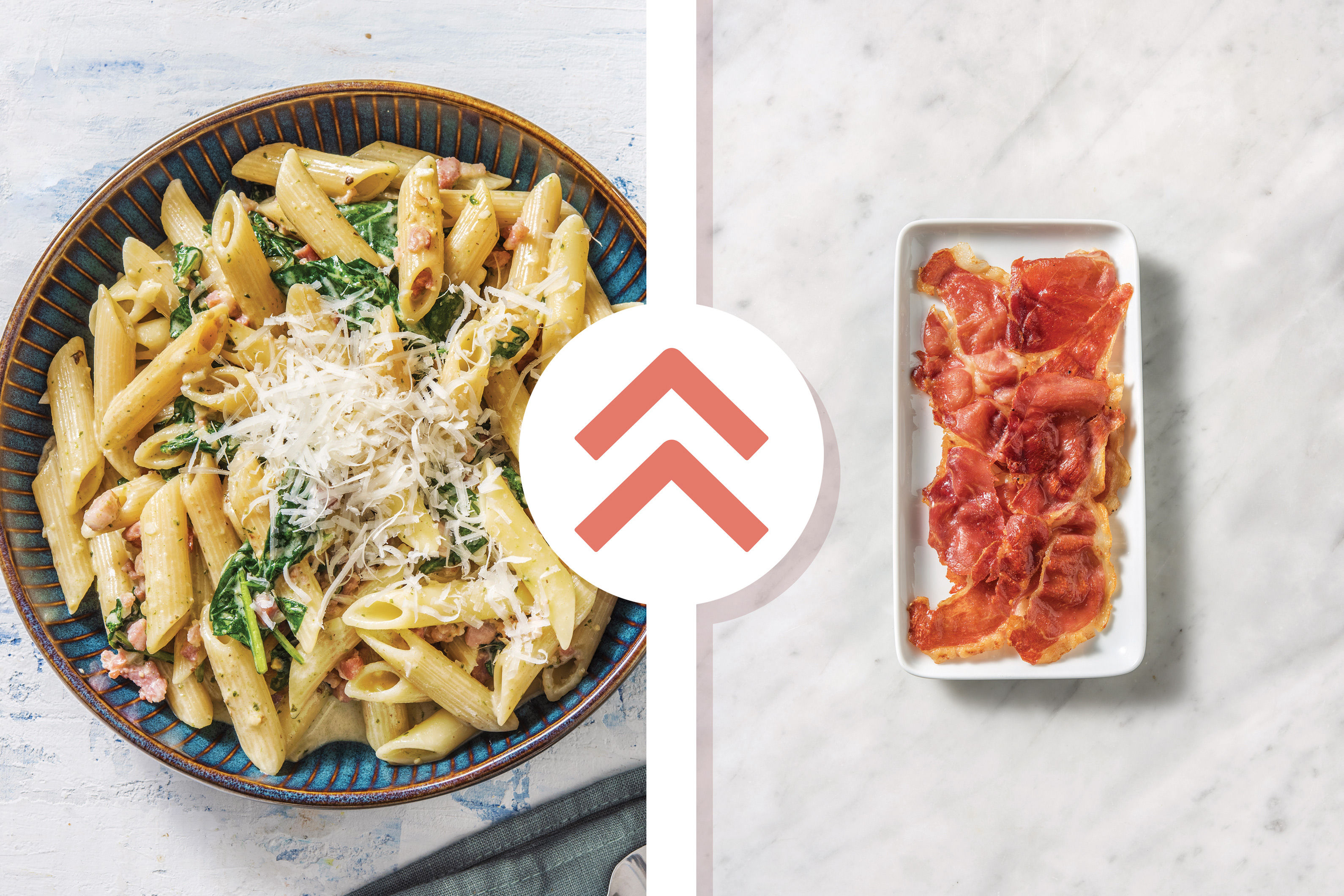 Creamy Prosciutto & Basil Pesto Penne Recipe HelloFresh
