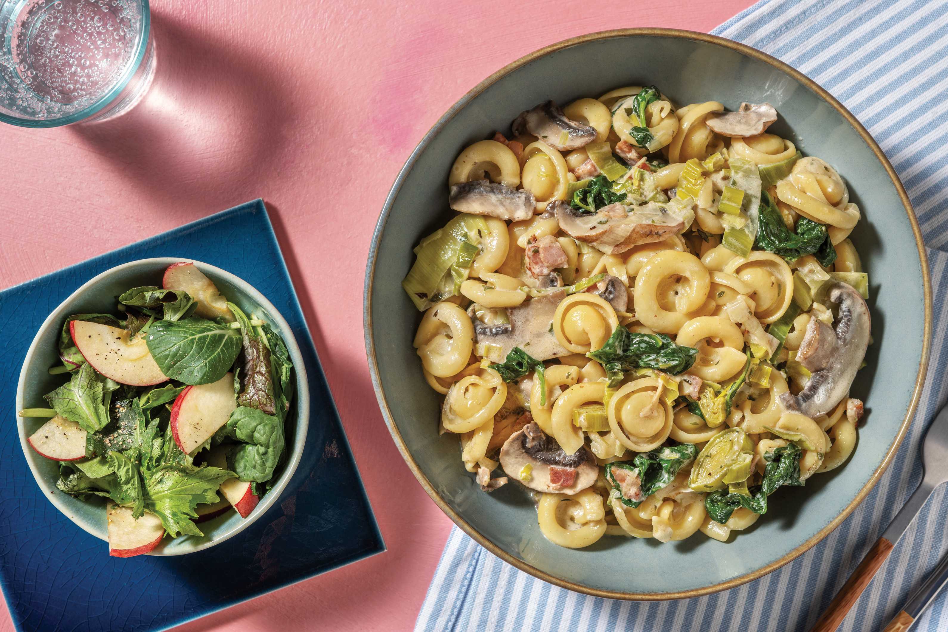 Easy Bacon, Leek & Mushroom Orecchiette Recipe HelloFresh