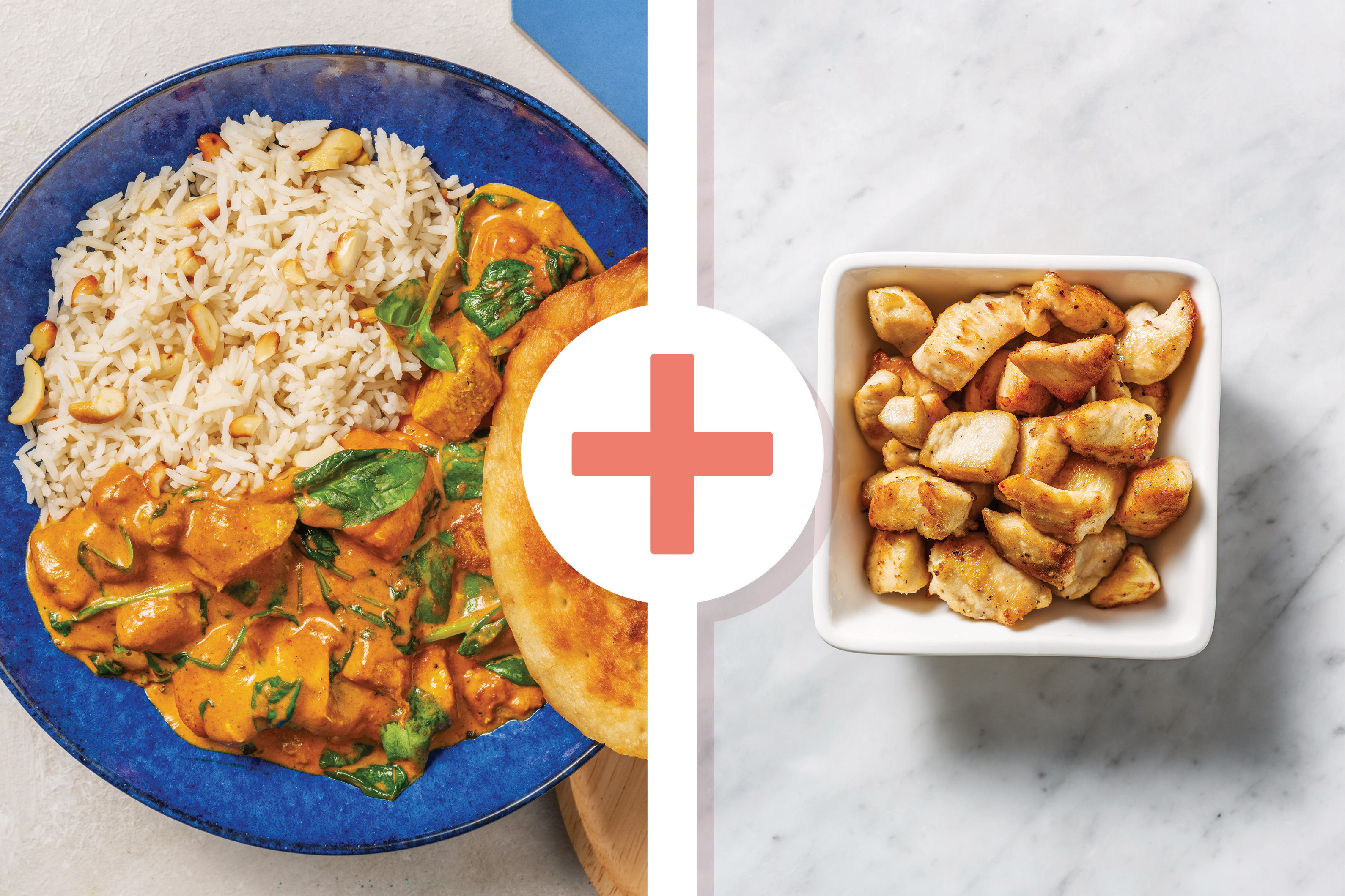 Creamy Butter Double Chicken & Spinach Recipe HelloFresh