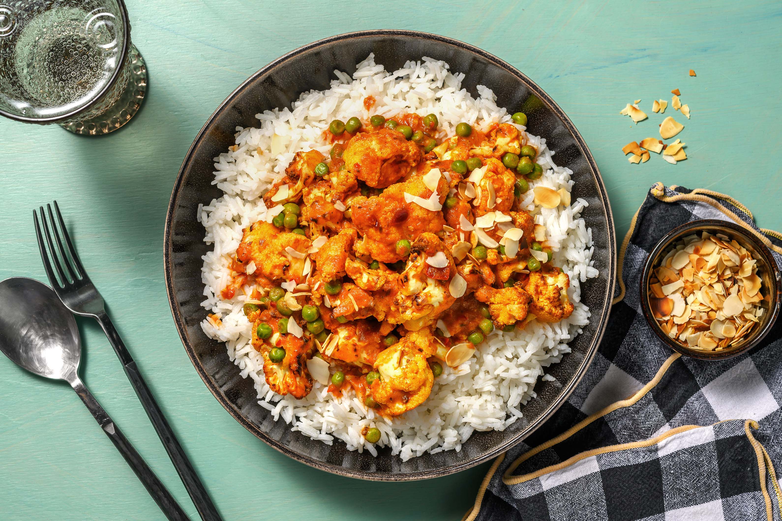 Creamy Cauliflower and Pea Tikka Masala Recipe HelloFresh