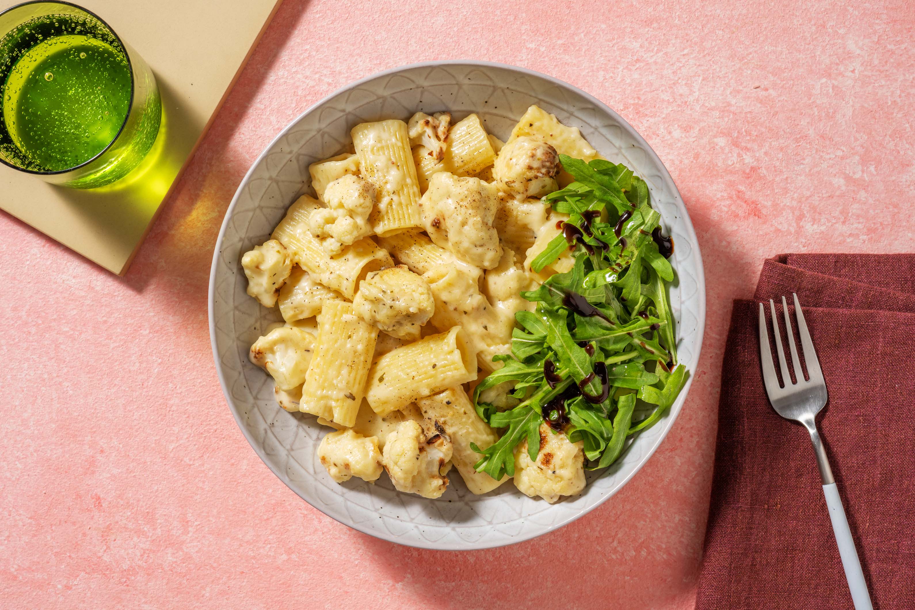 Creamy Cauliflower Rigatoni Cheese Recipe HelloFresh