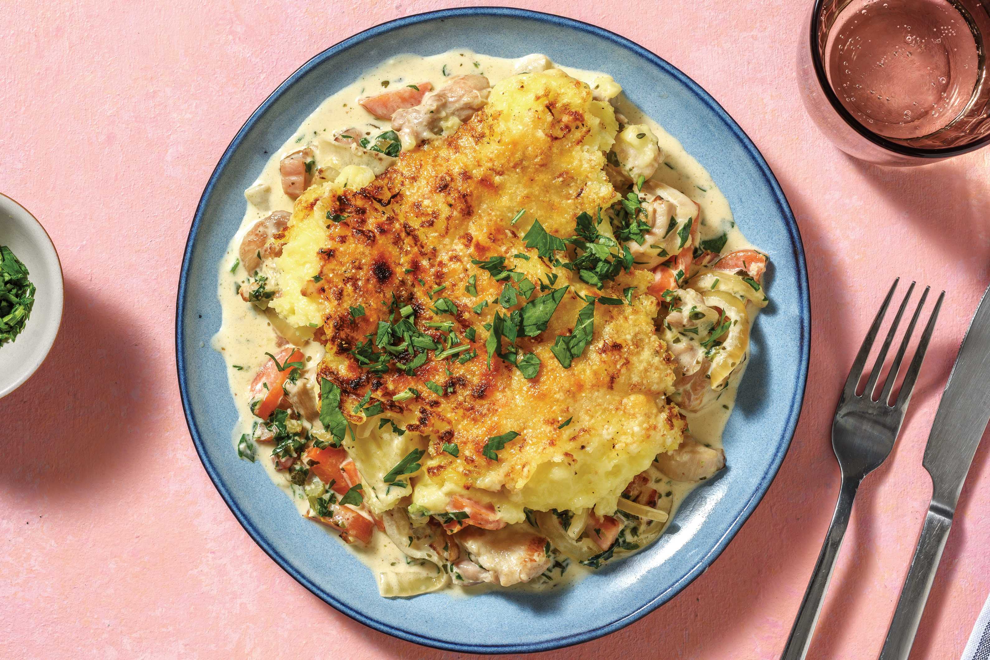 Creamy Chicken & Bacon Pie Recipe HelloFresh