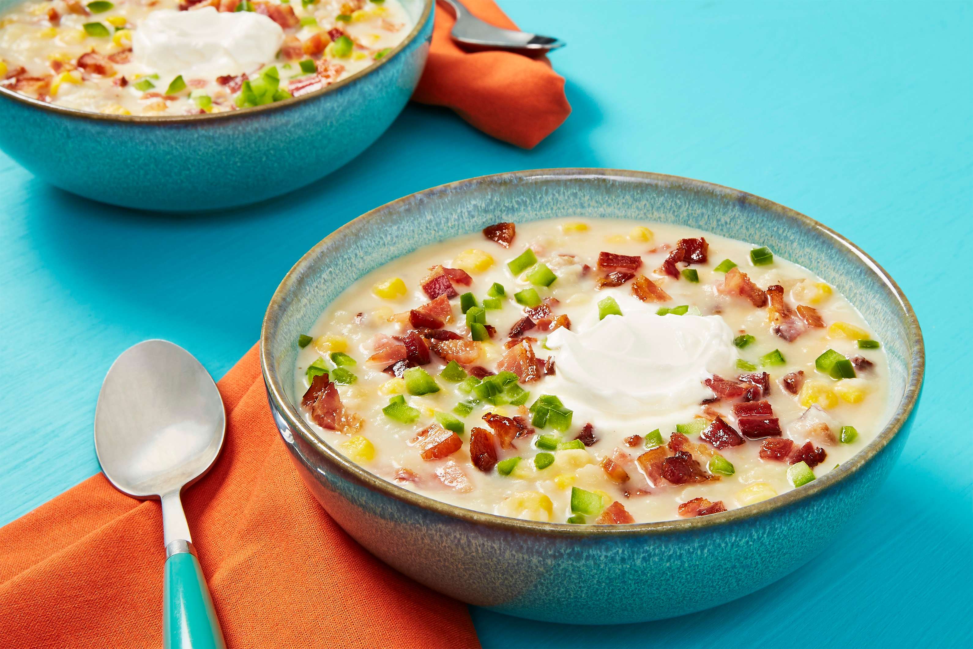 Creamy Corn & Bacon Chowder Recipe HelloFresh