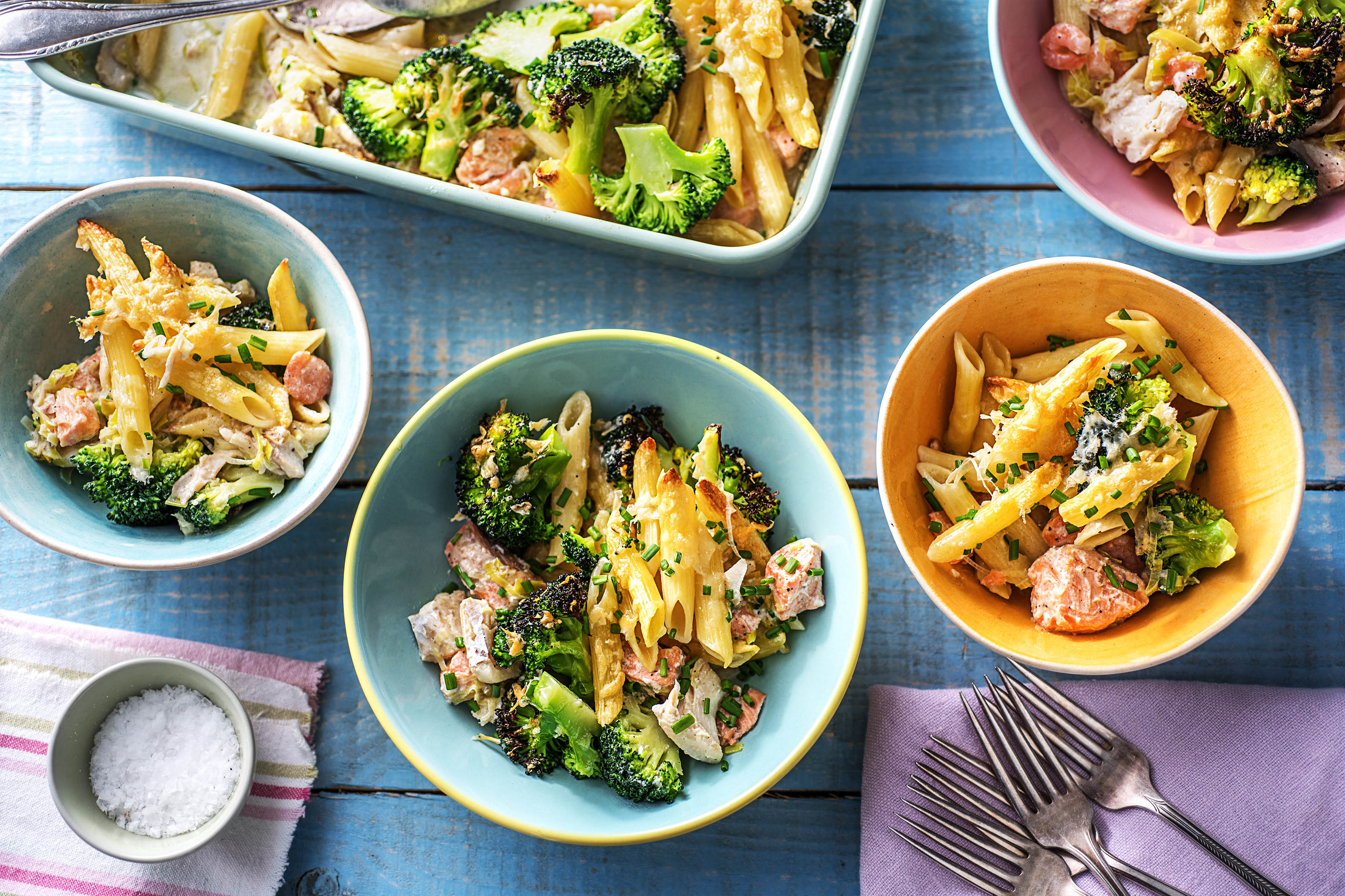 Seafood Pasta Bake with Broccoli Recipe | HelloFresh