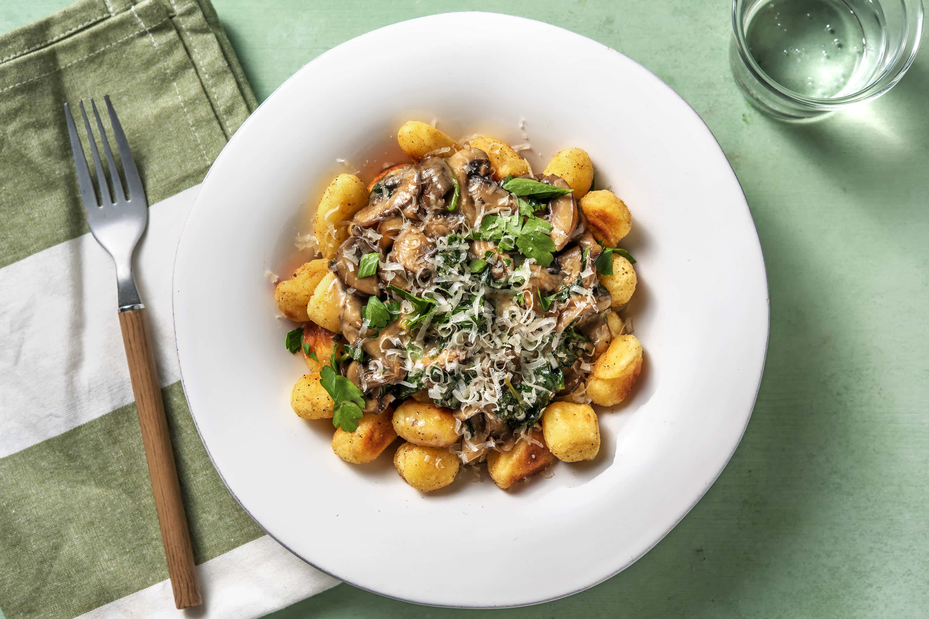 Creamy Mushroom Gnocchi Recipe HelloFresh