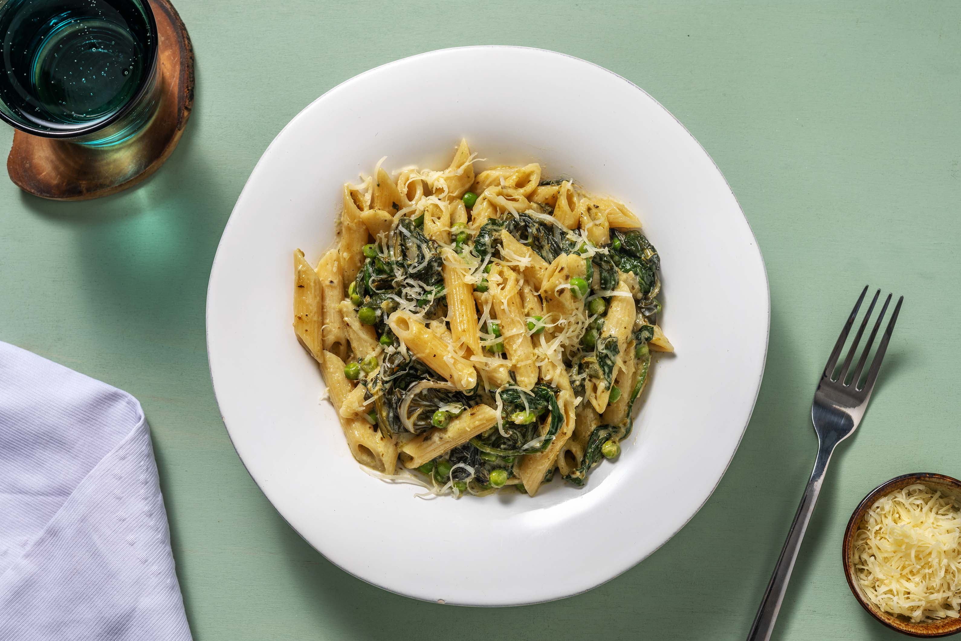 Creamy Pesto Pasta Recipe | HelloFresh