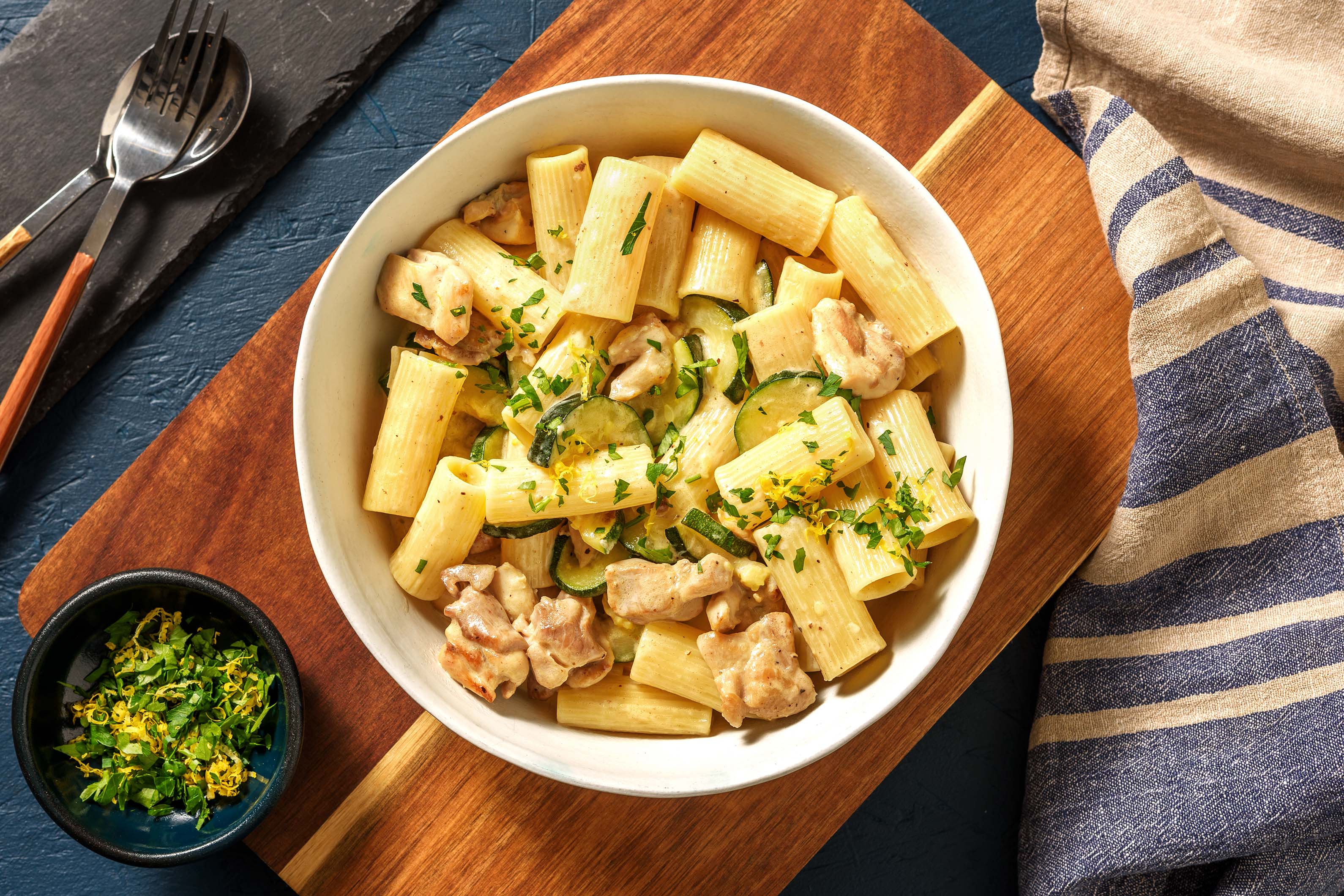 Creamy Zesty Chicken Rigatoni Recipe HelloFresh