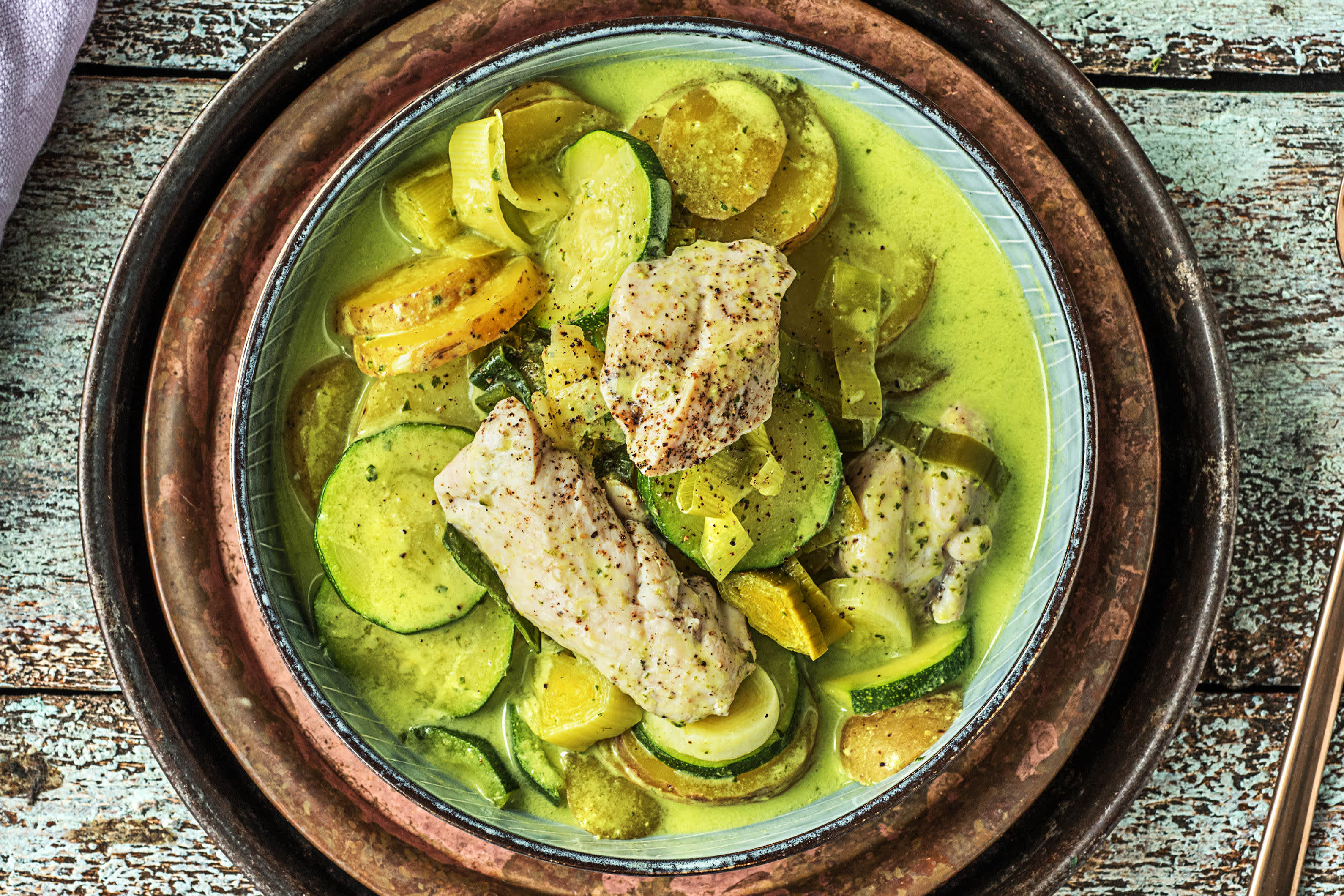 Cremiger Hähnchen-Kartoffel-Eintopf Rezept | HelloFresh