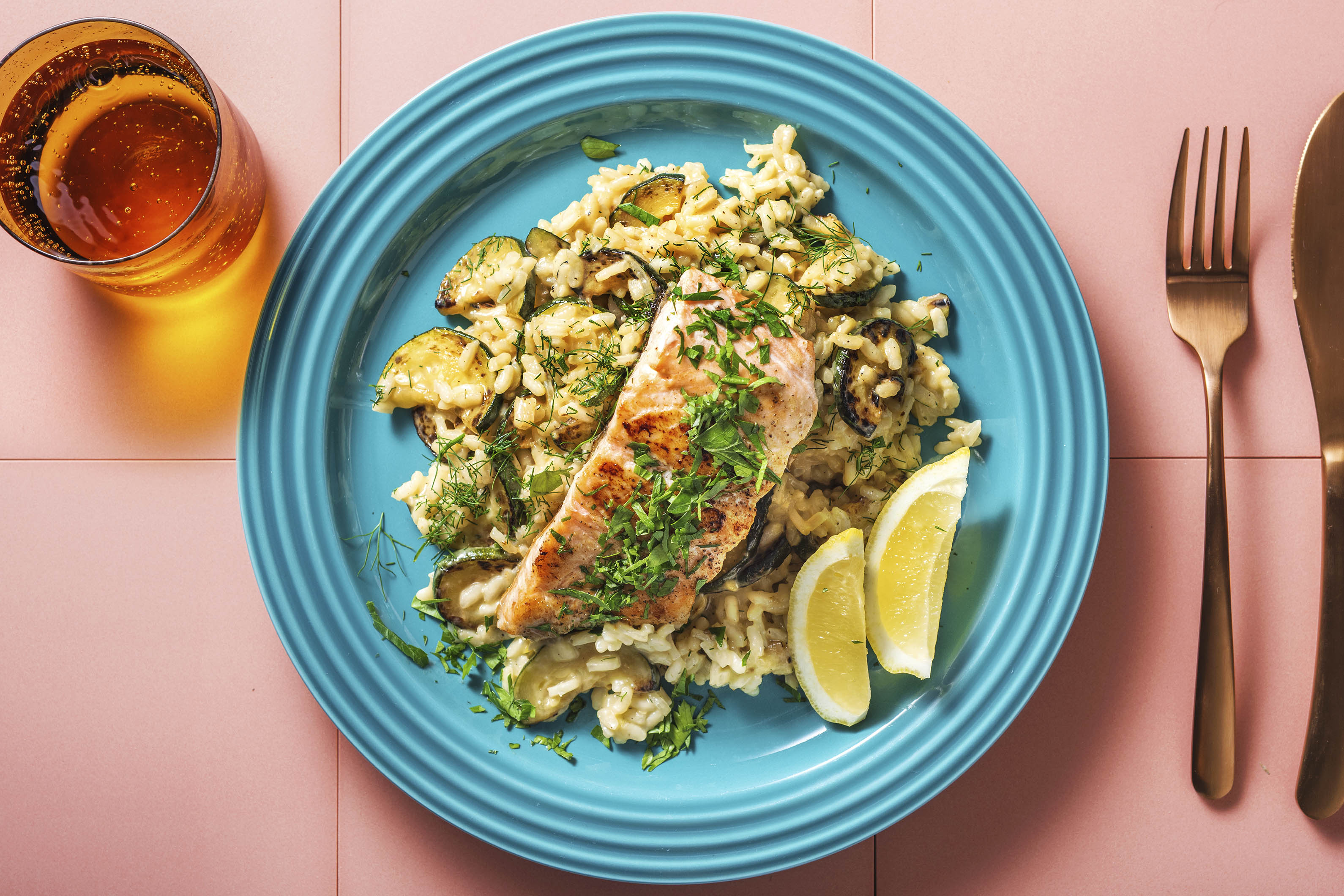 Cremiges ZucchiniRisotto Rezept HelloFresh