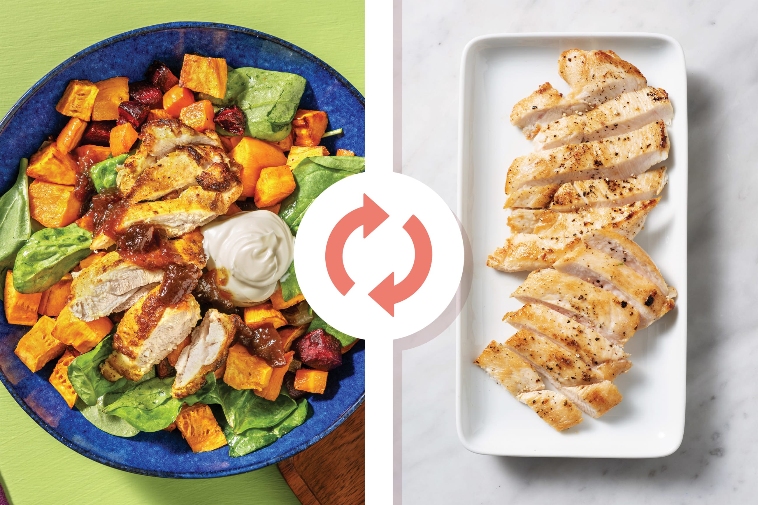 South American-Style Chicken & Roast Pumpkin Toss Recipe | HelloFresh