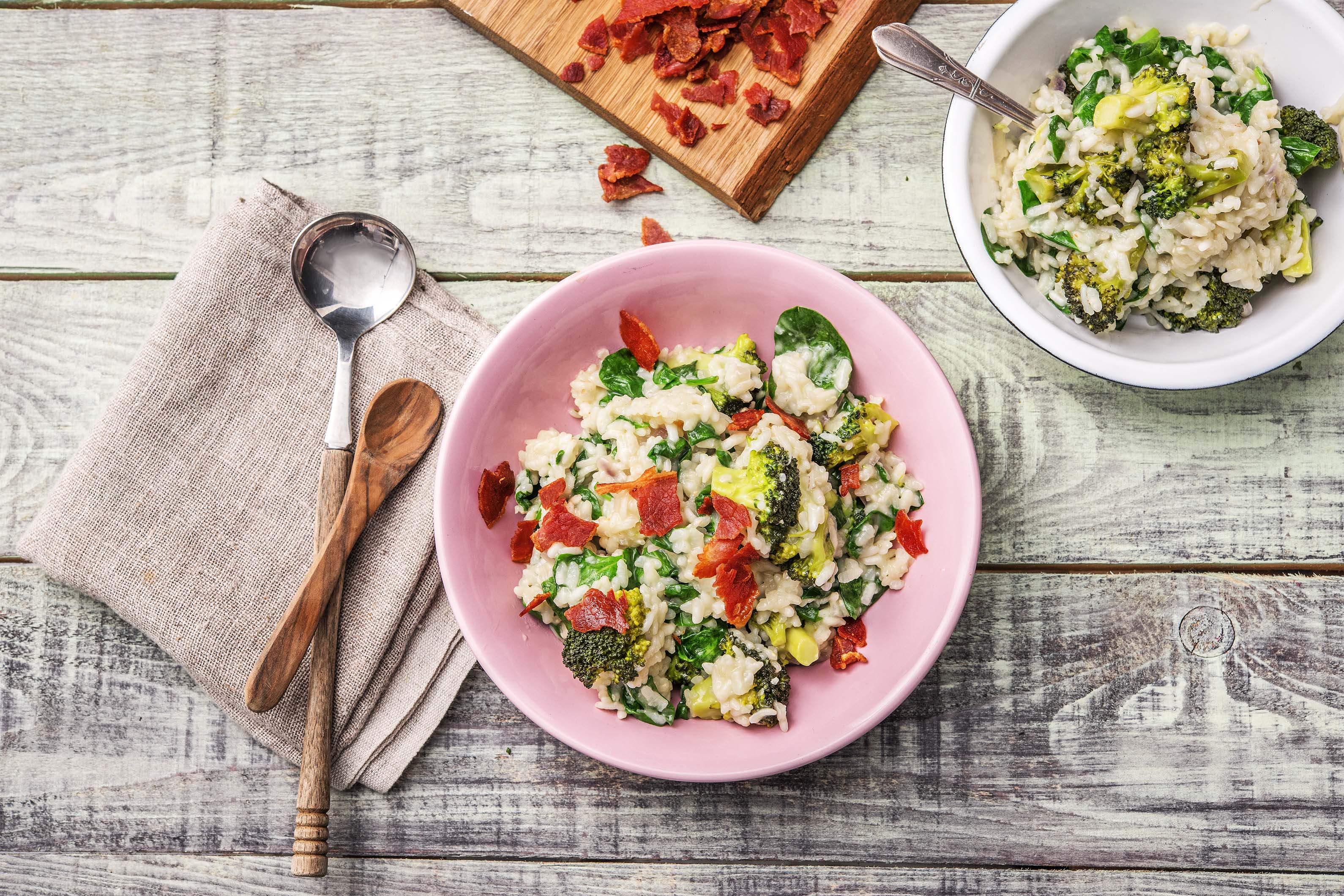 Crispy Bacon & Broccoli Baked Risotto Recipe HelloFresh