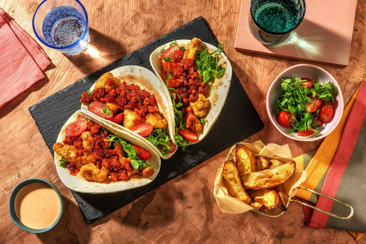 Crispy Chicken Strip Tacos Recipe HelloFresh