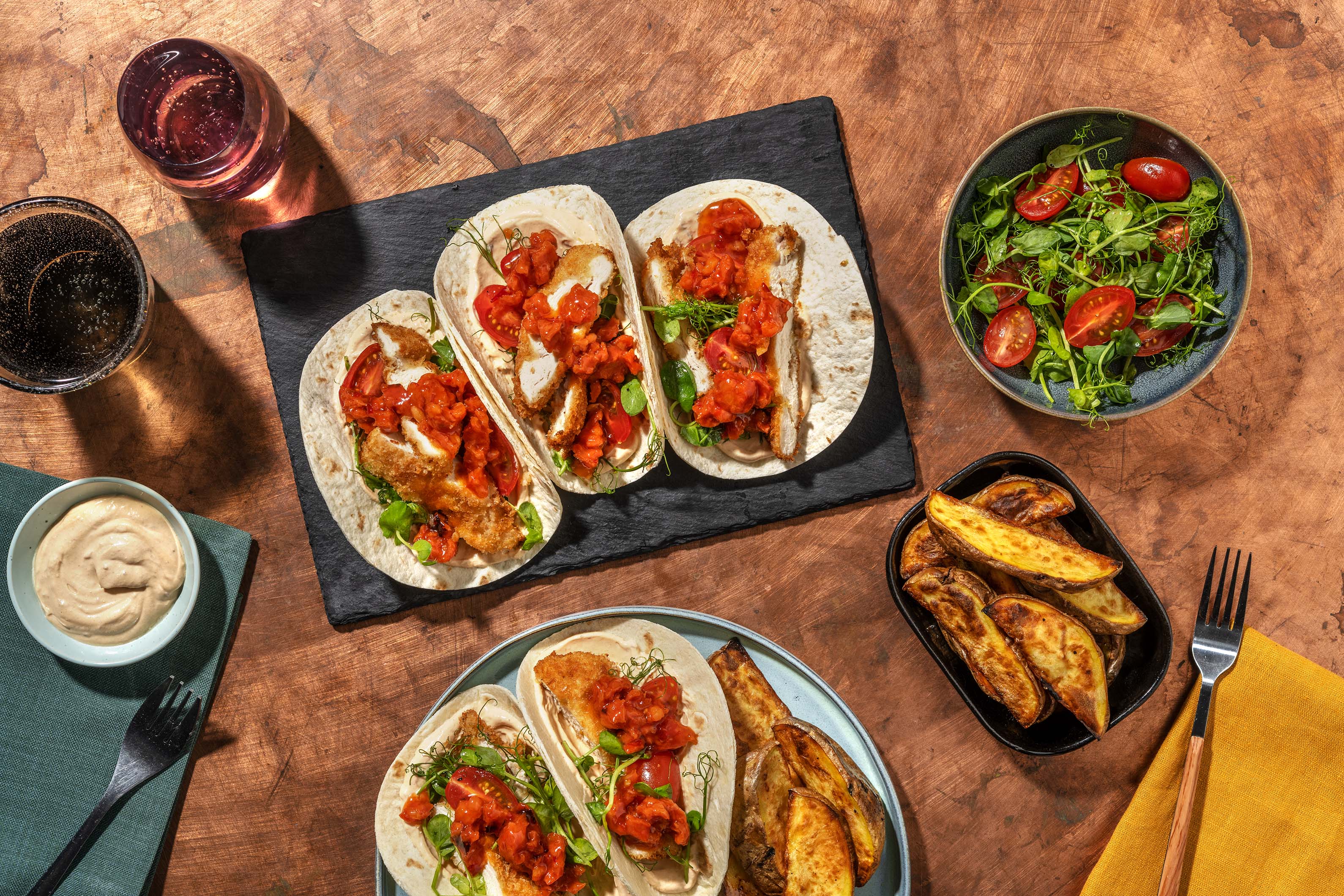 Crispy Chicken Strip Tacos Recipe HelloFresh