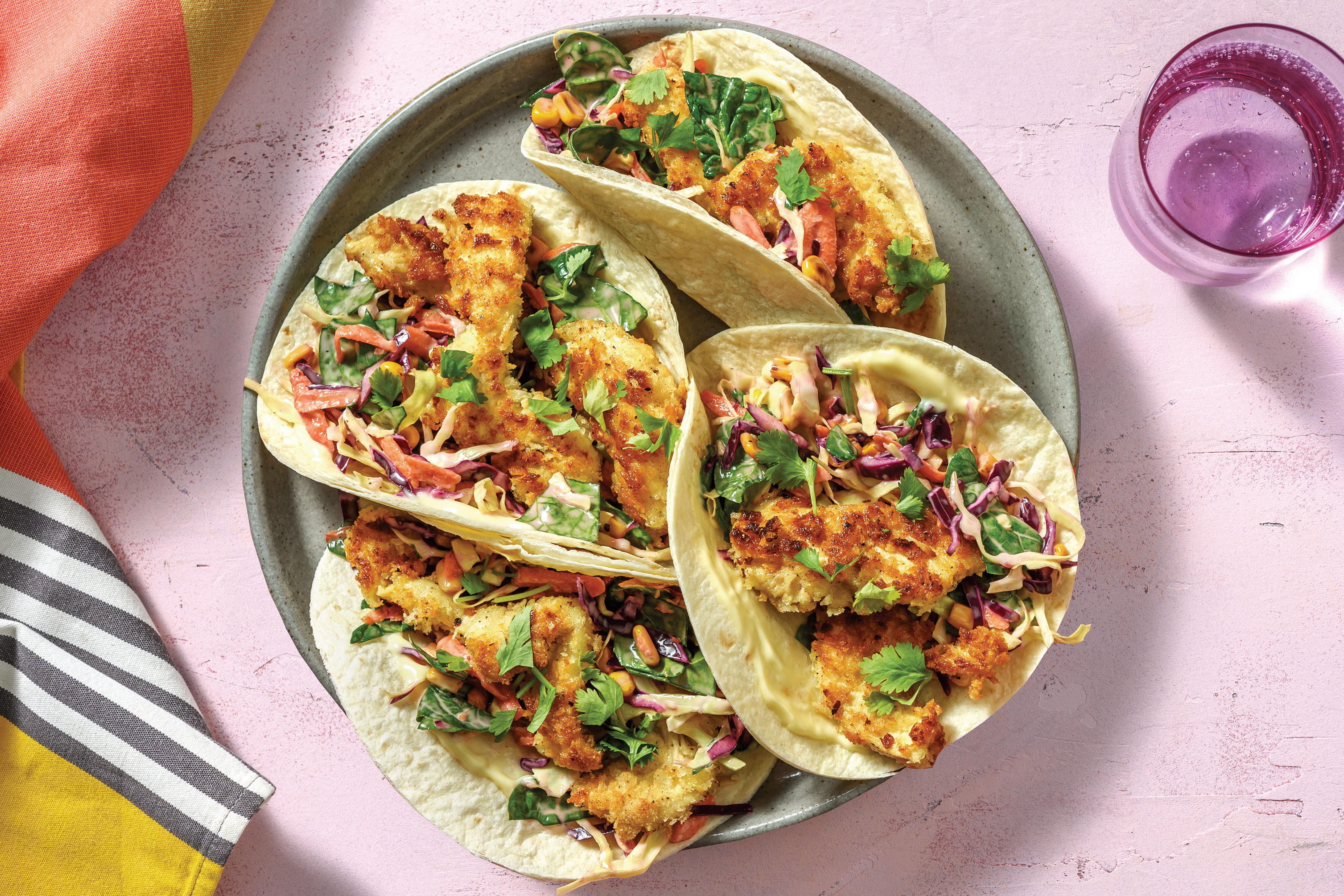 Southern Crumbed Chicken Tacos Recipe | HelloFresh