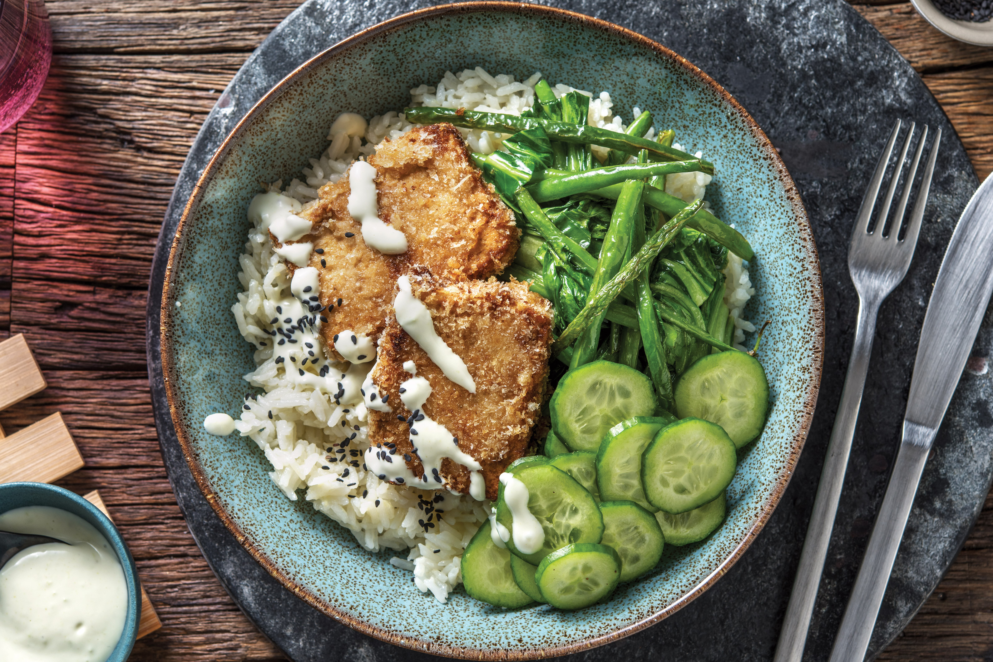 Crumbed Tofu 'Sushi' Bowl Recipe | HelloFresh