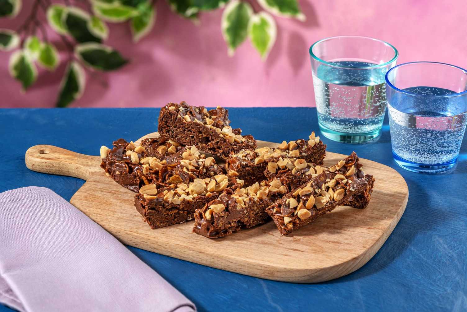 Crunchy Chocolate Peanut Butter Bars Recipe HelloFresh