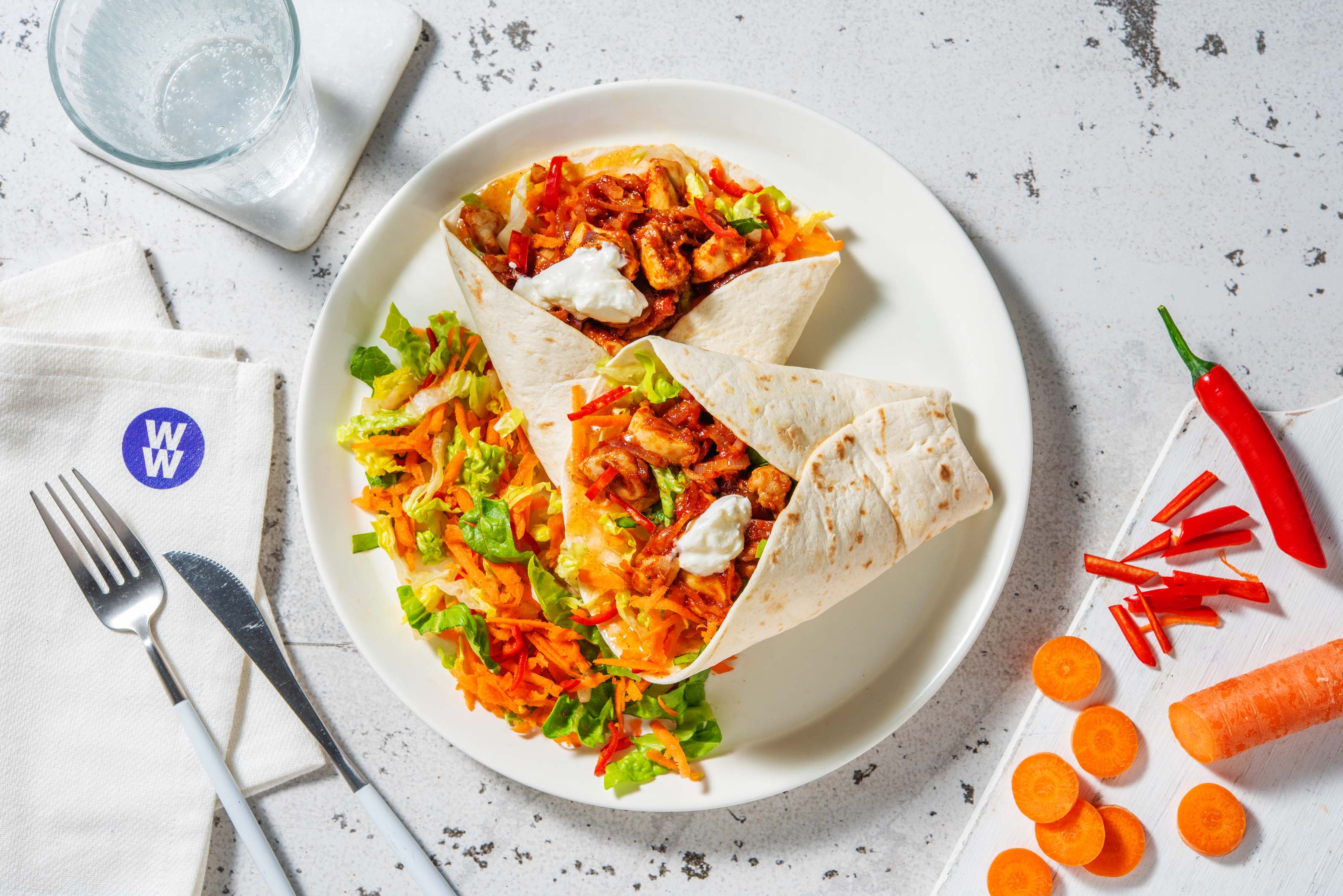 Curried Chicken Wraps Recipe HelloFresh