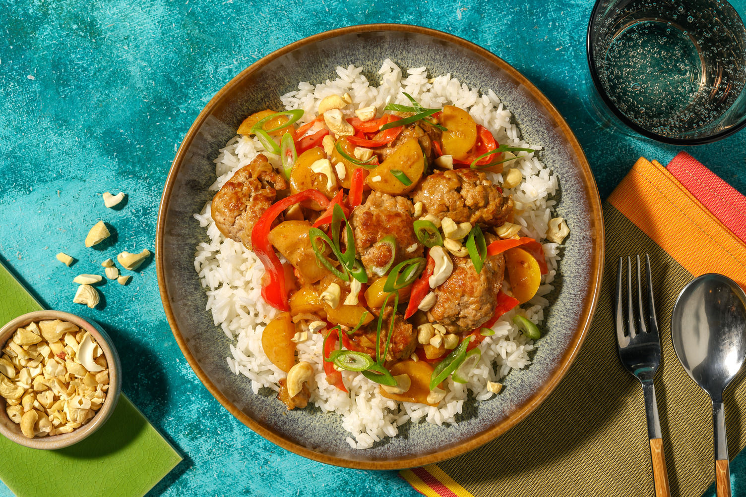 Curry doux aux boulettes de poulet Recette HelloFresh