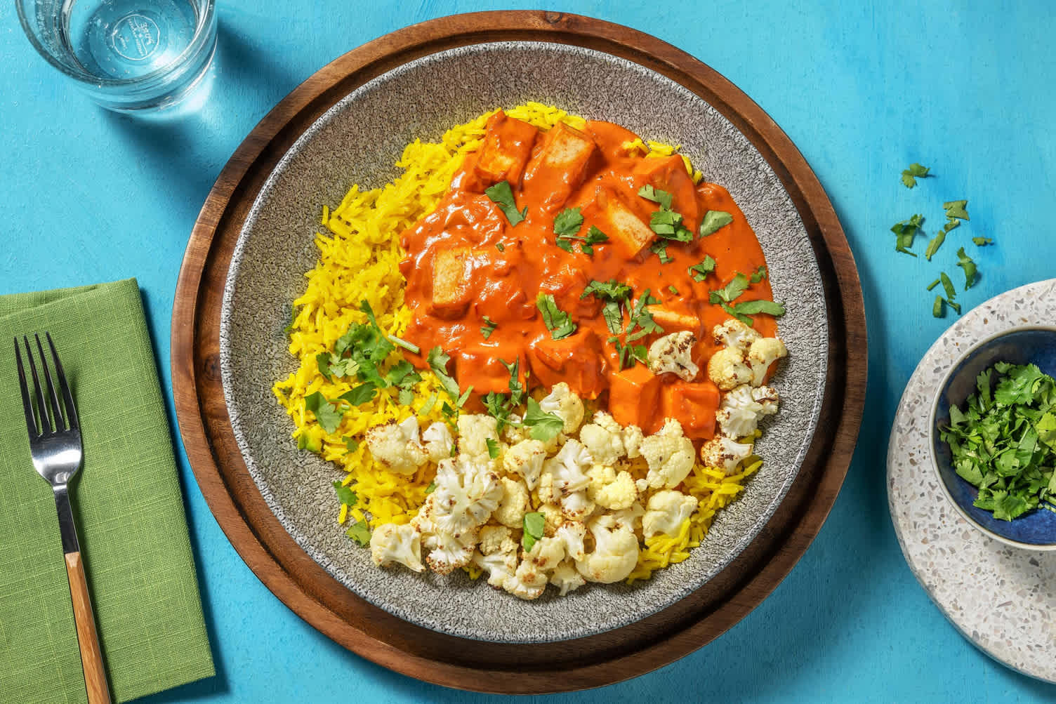 Curry jaune végétarien au tofu Recette HelloFresh