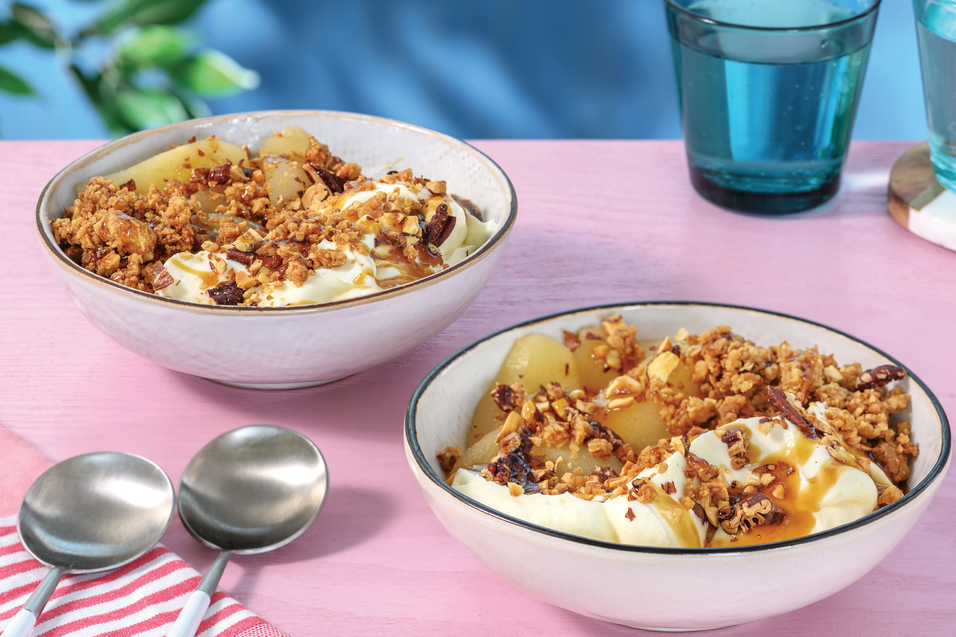 [Seasonal] Deconstructed Lemon Poached Pear Cheesecake Recipe | HelloFresh