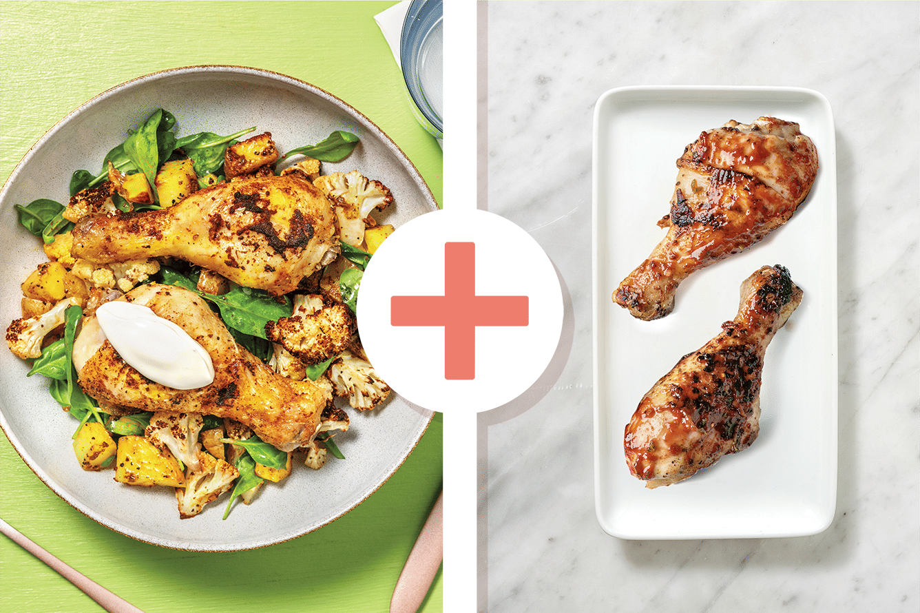 Double Masala Chicken Drumstick Traybake Recipe HelloFresh