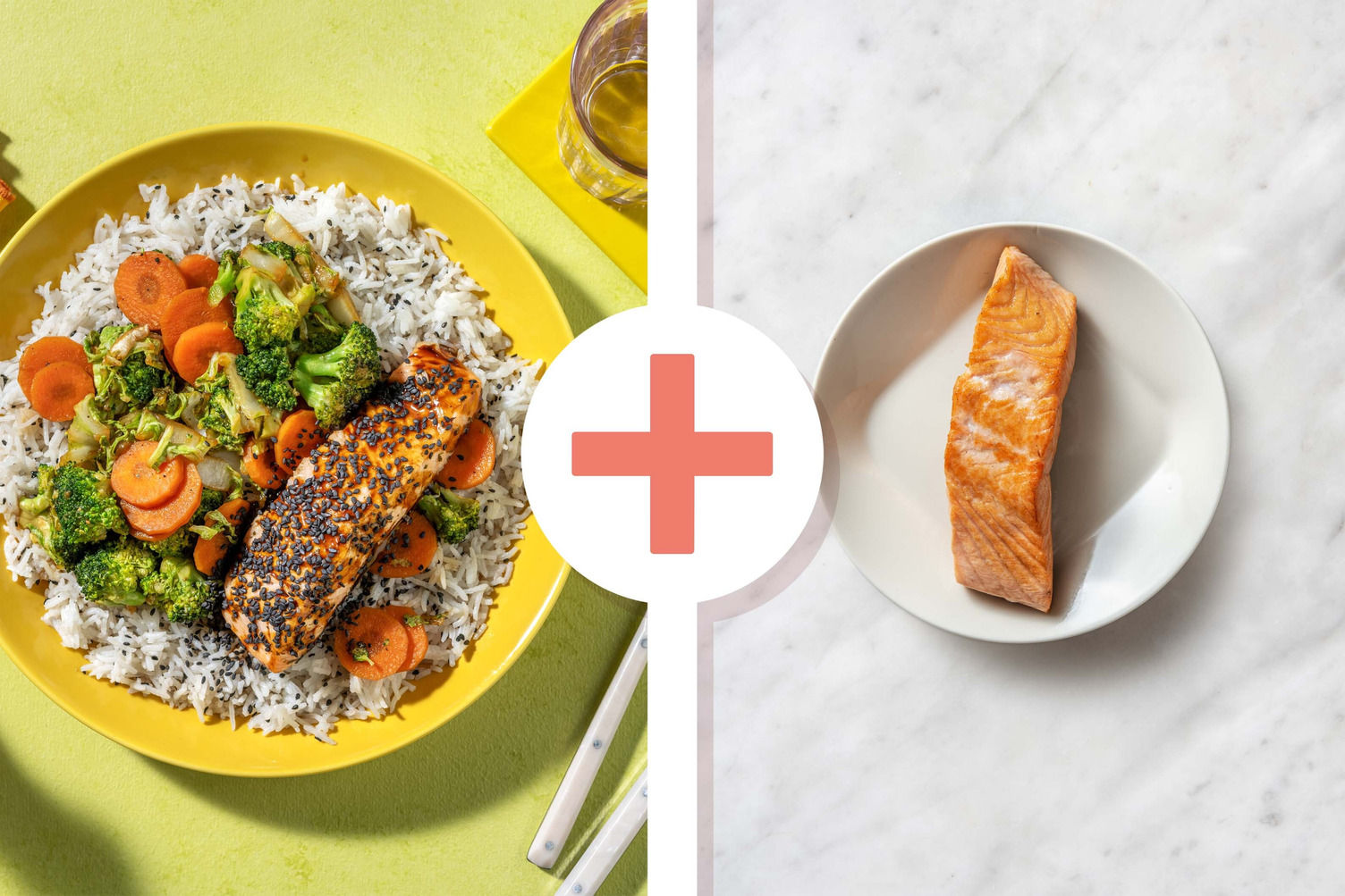 HoneyGarlic Double Salmon Recipe HelloFresh
