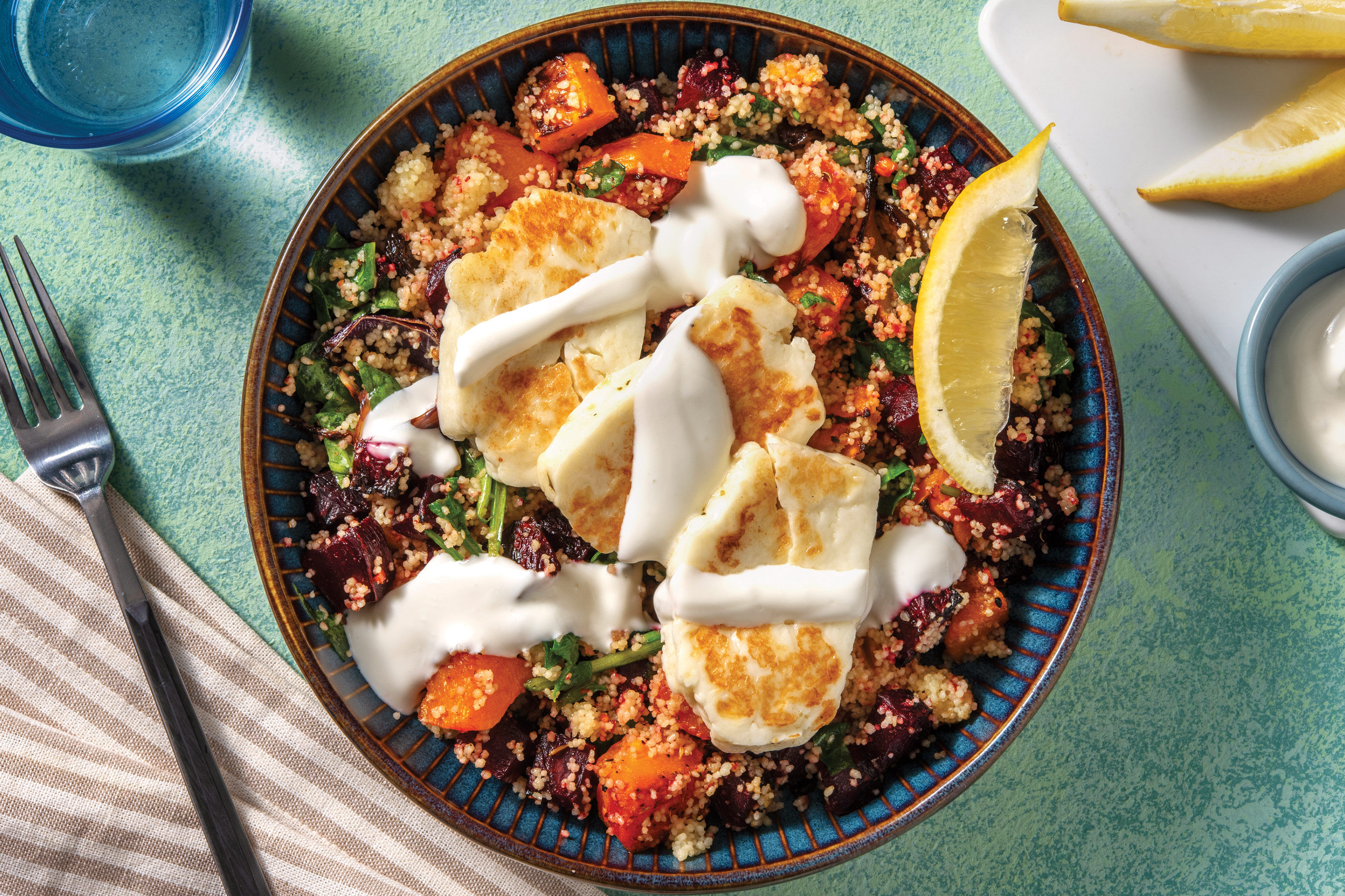 Haloumi & Dukkah Couscous Recipe HelloFresh